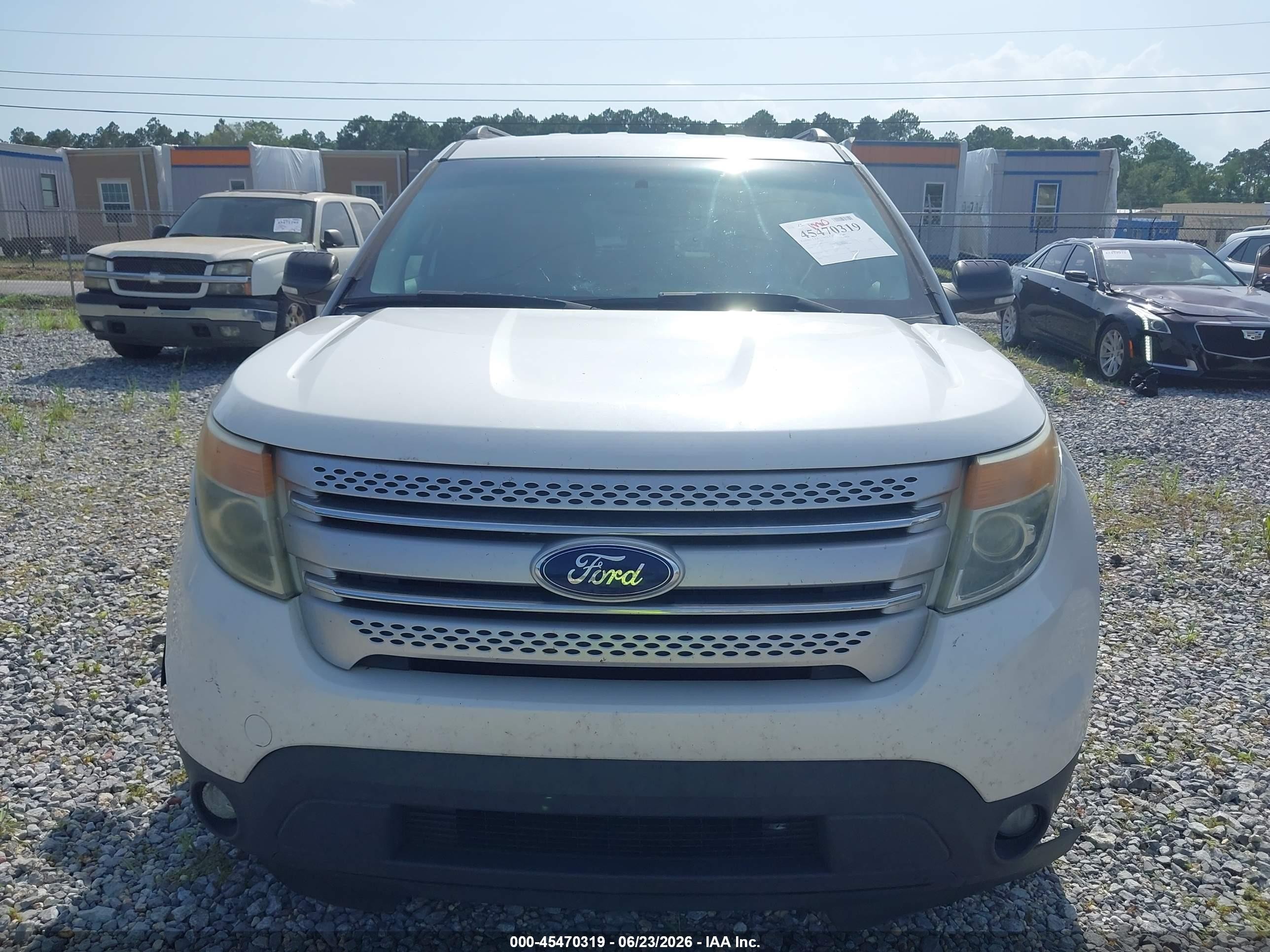 2014 Ford Explorer Xlt White vin: 1FM5K7D84EGA73374