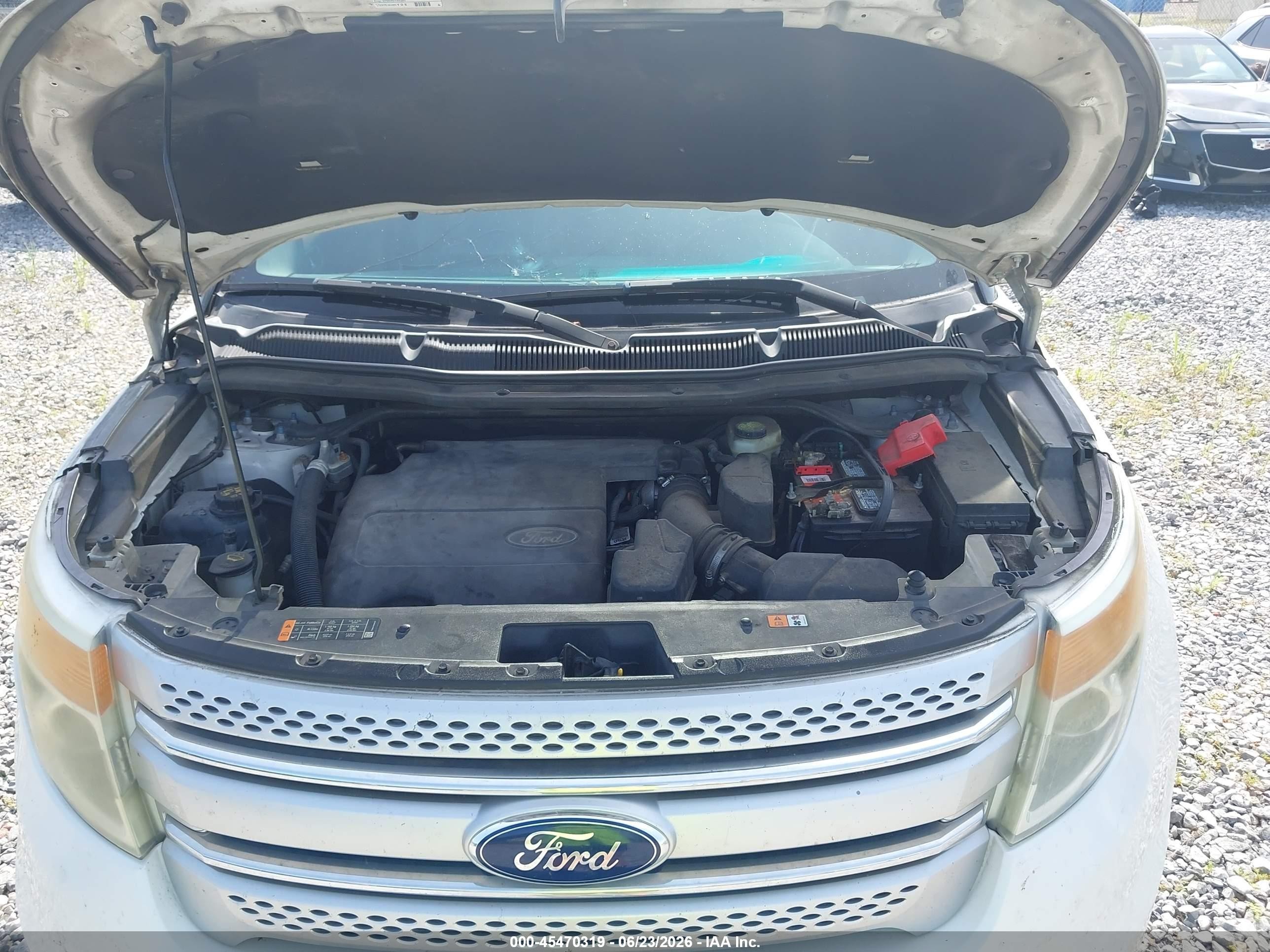 2014 Ford Explorer Xlt White vin: 1FM5K7D84EGA73374