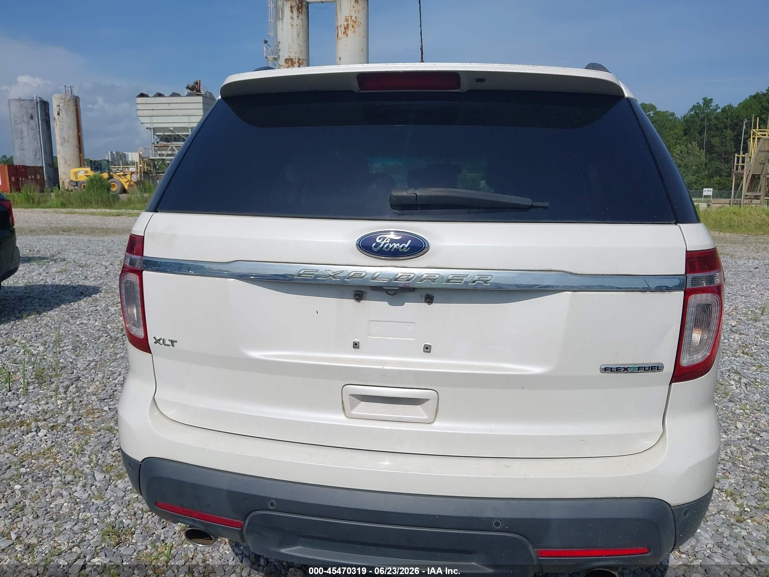 2014 Ford Explorer Xlt White vin: 1FM5K7D84EGA73374
