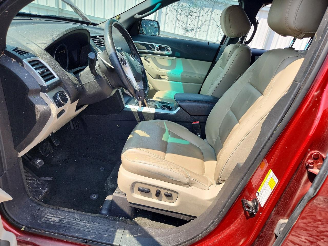 2014 Ford Explorer Xlt Red vin: 1FM5K7D84EGB16451