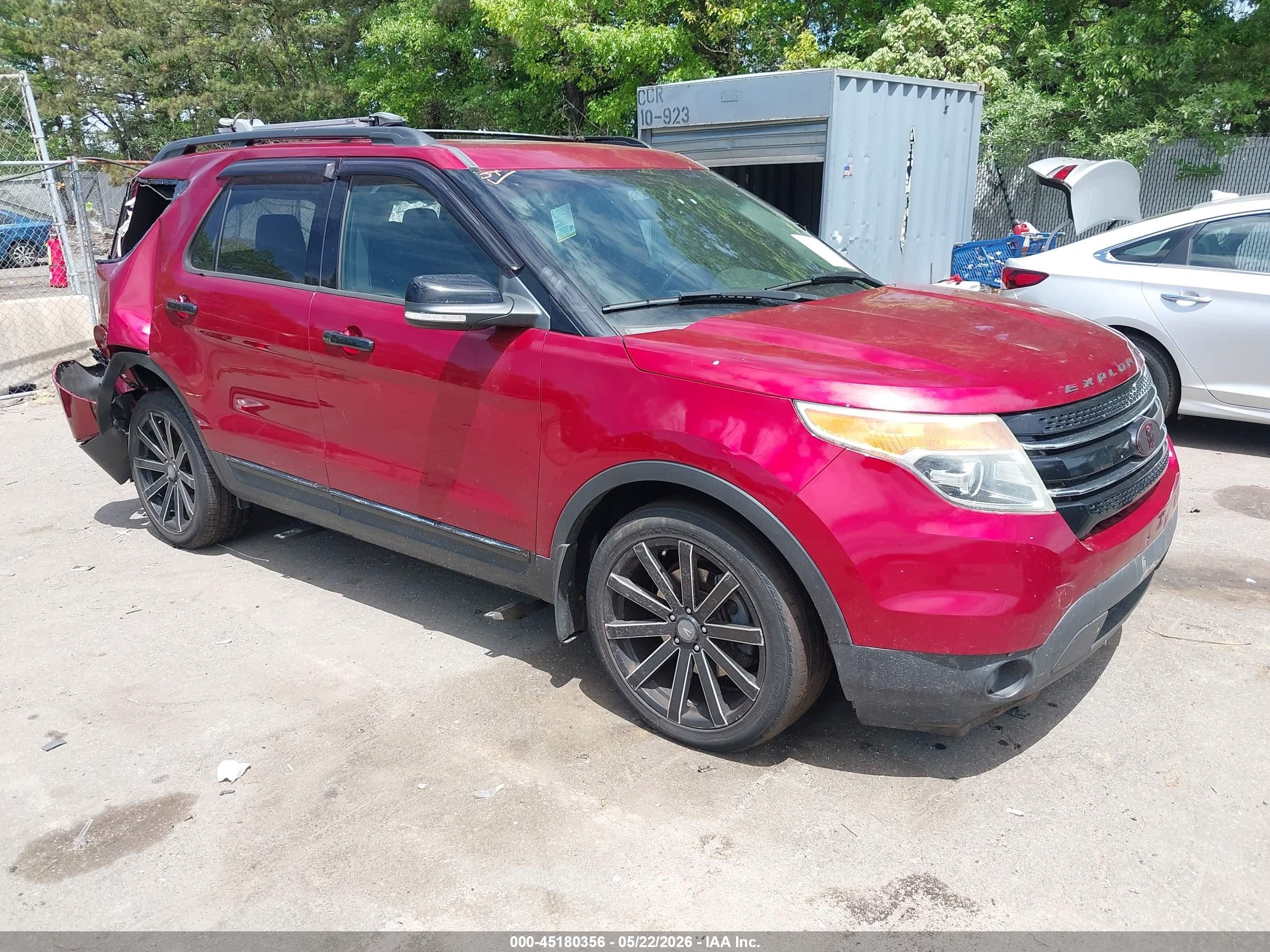 2015 Ford Explorer Xlt Темно-бордовый vin: 1FM5K7D84FGA91875