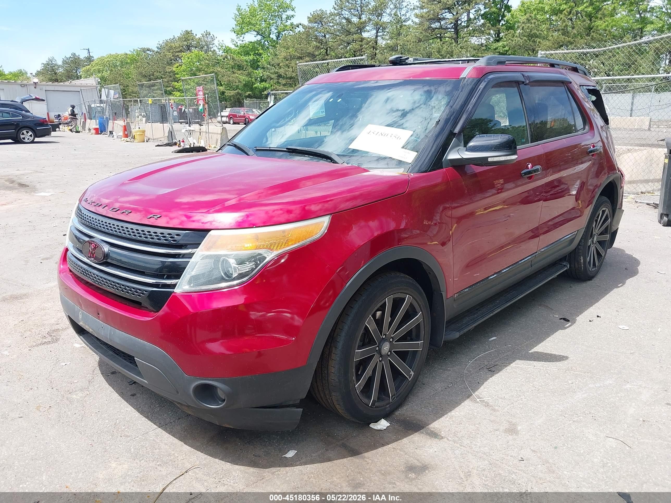 2015 Ford Explorer Xlt Maroon vin: 1FM5K7D84FGA91875