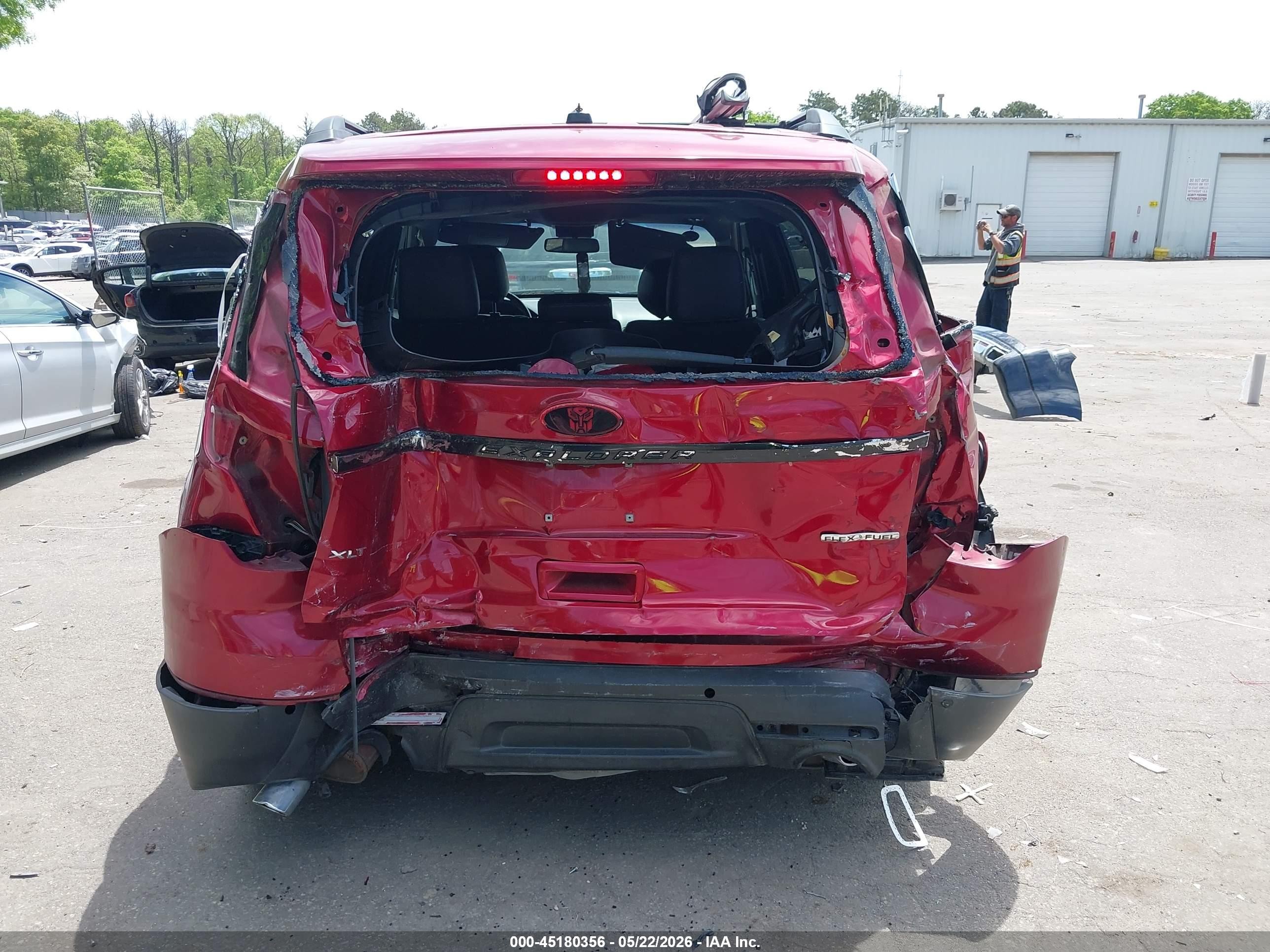 2015 Ford Explorer Xlt Maroon vin: 1FM5K7D84FGA91875