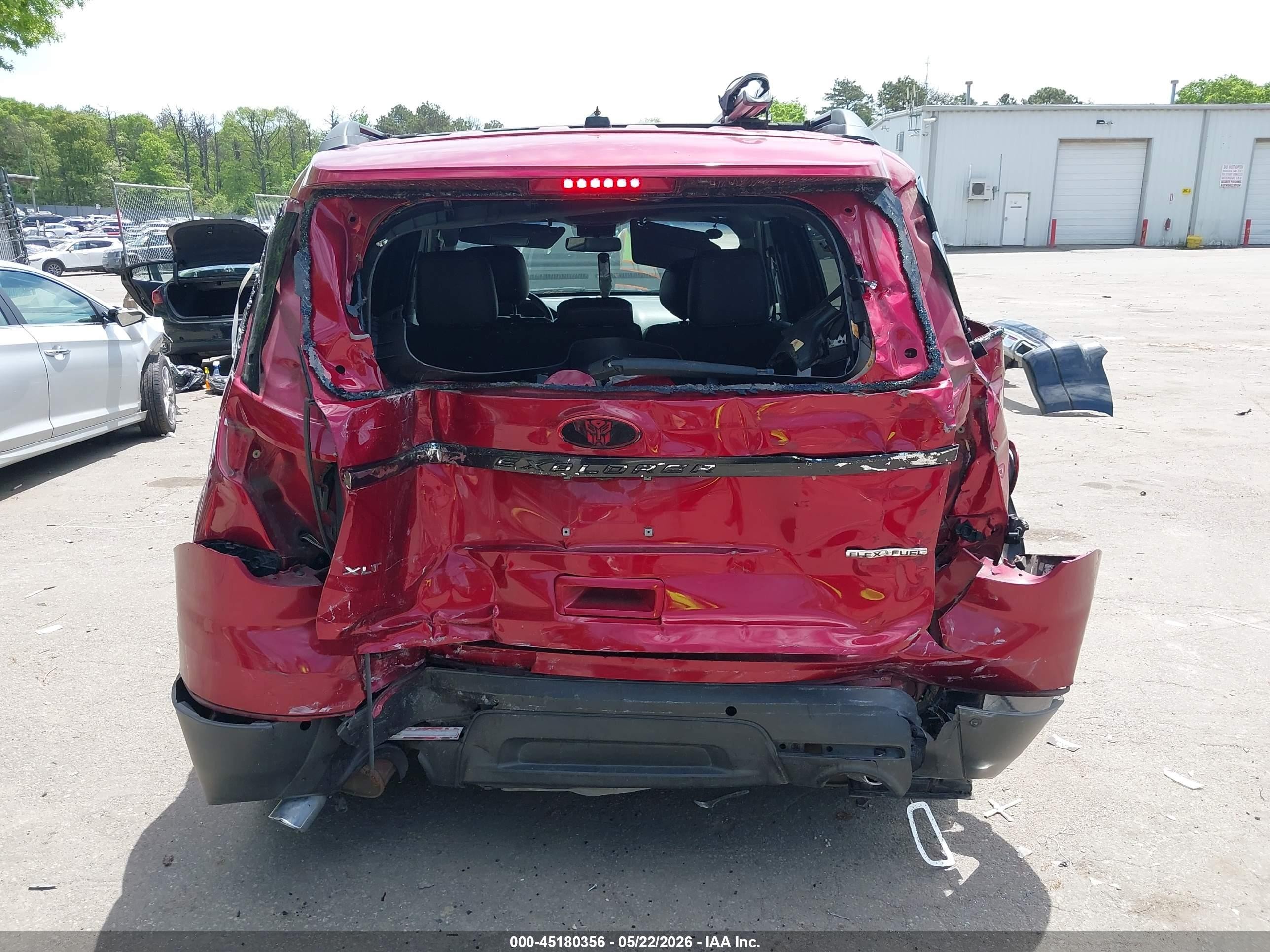 2015 Ford Explorer Xlt Maroon vin: 1FM5K7D84FGA91875