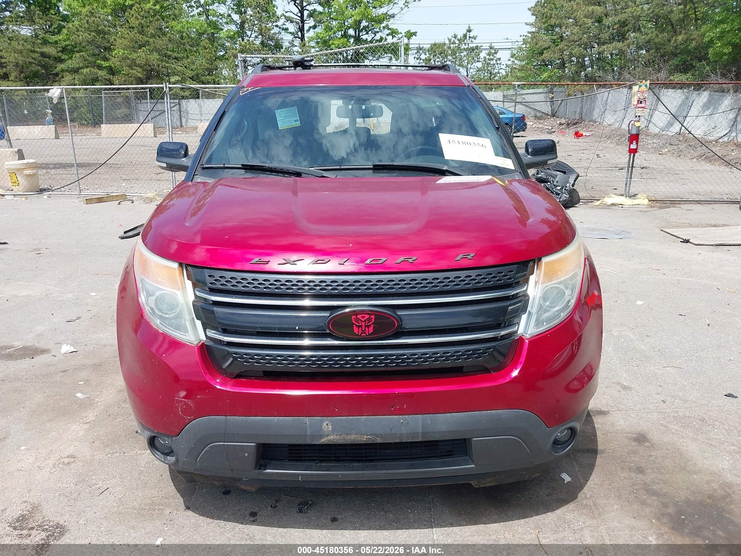 2015 Ford Explorer Xlt Maroon vin: 1FM5K7D84FGA91875