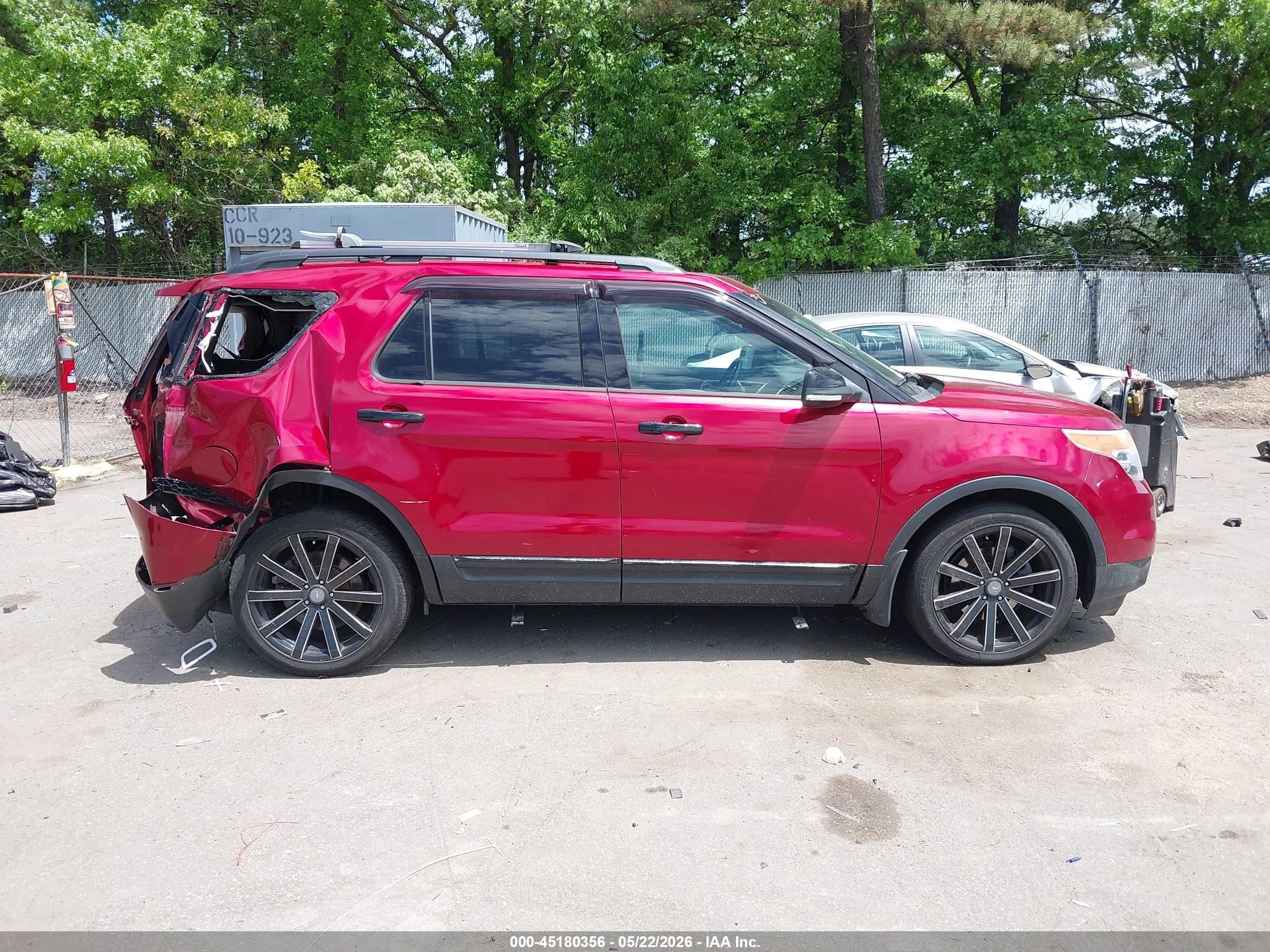 2015 Ford Explorer Xlt Maroon vin: 1FM5K7D84FGA91875