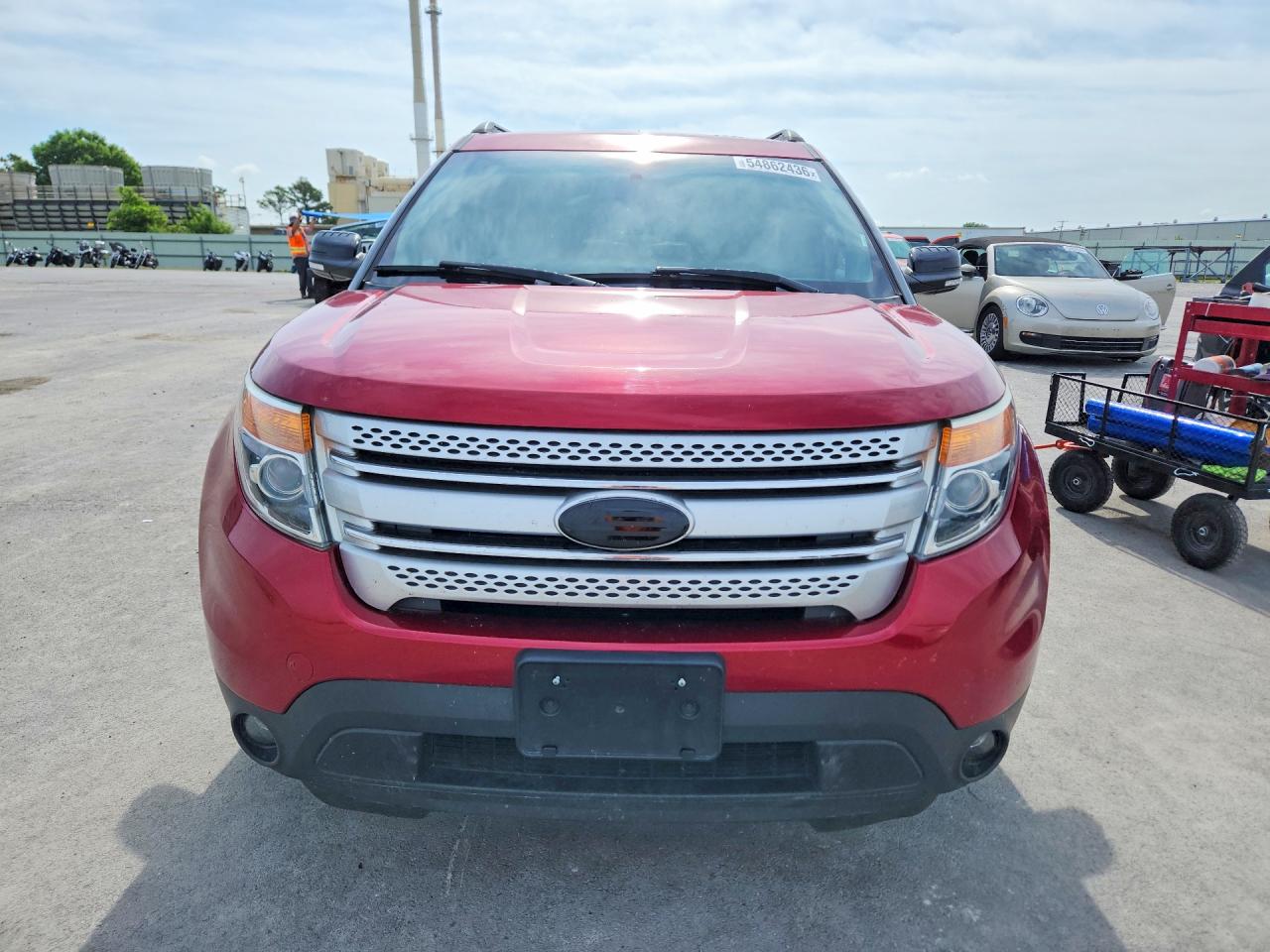 2015 Ford Explorer Xlt Красный vin: 1FM5K7D84FGA99796
