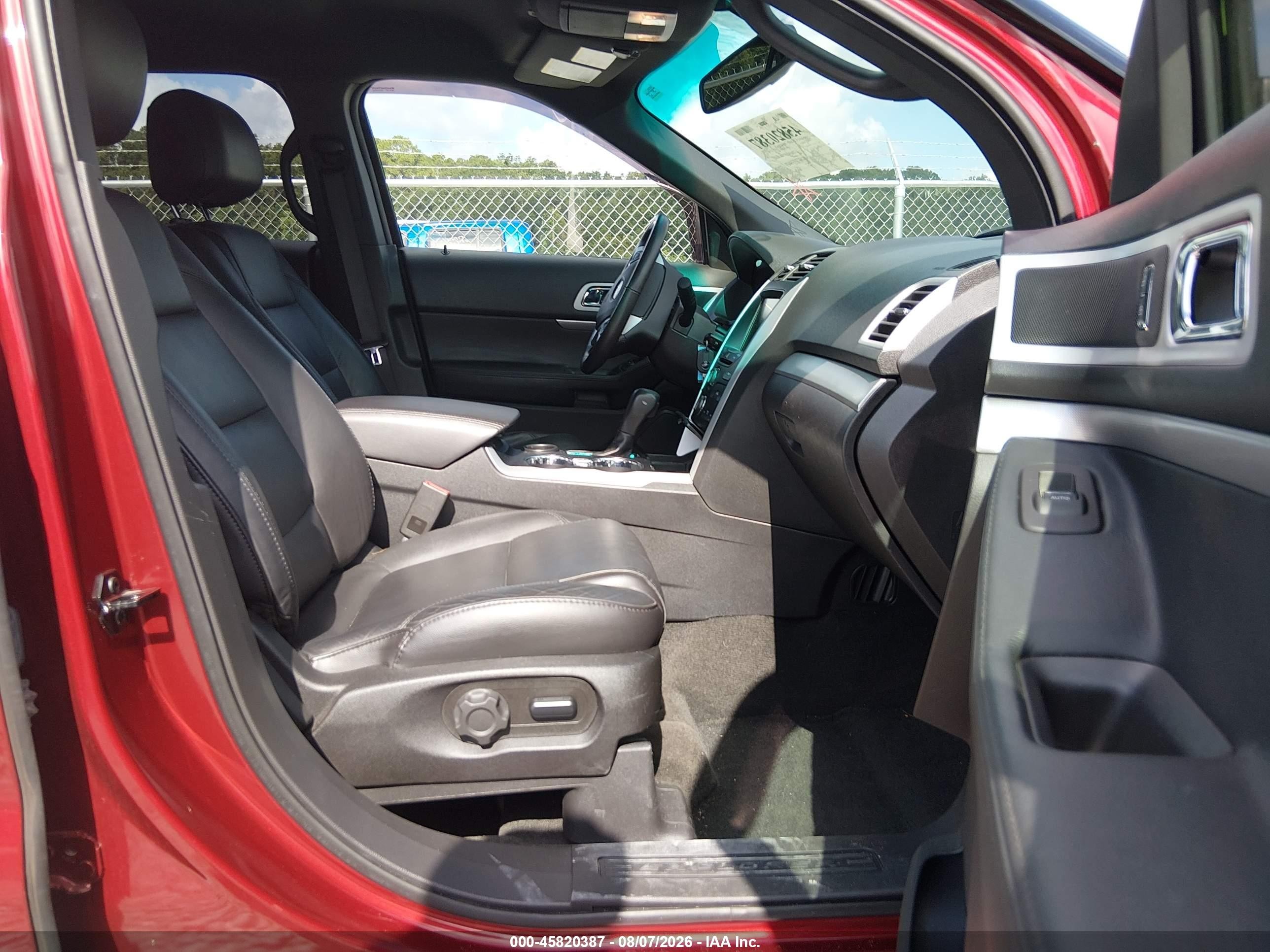 2015 Ford Explorer Xlt Red vin: 1FM5K7D84FGB00154