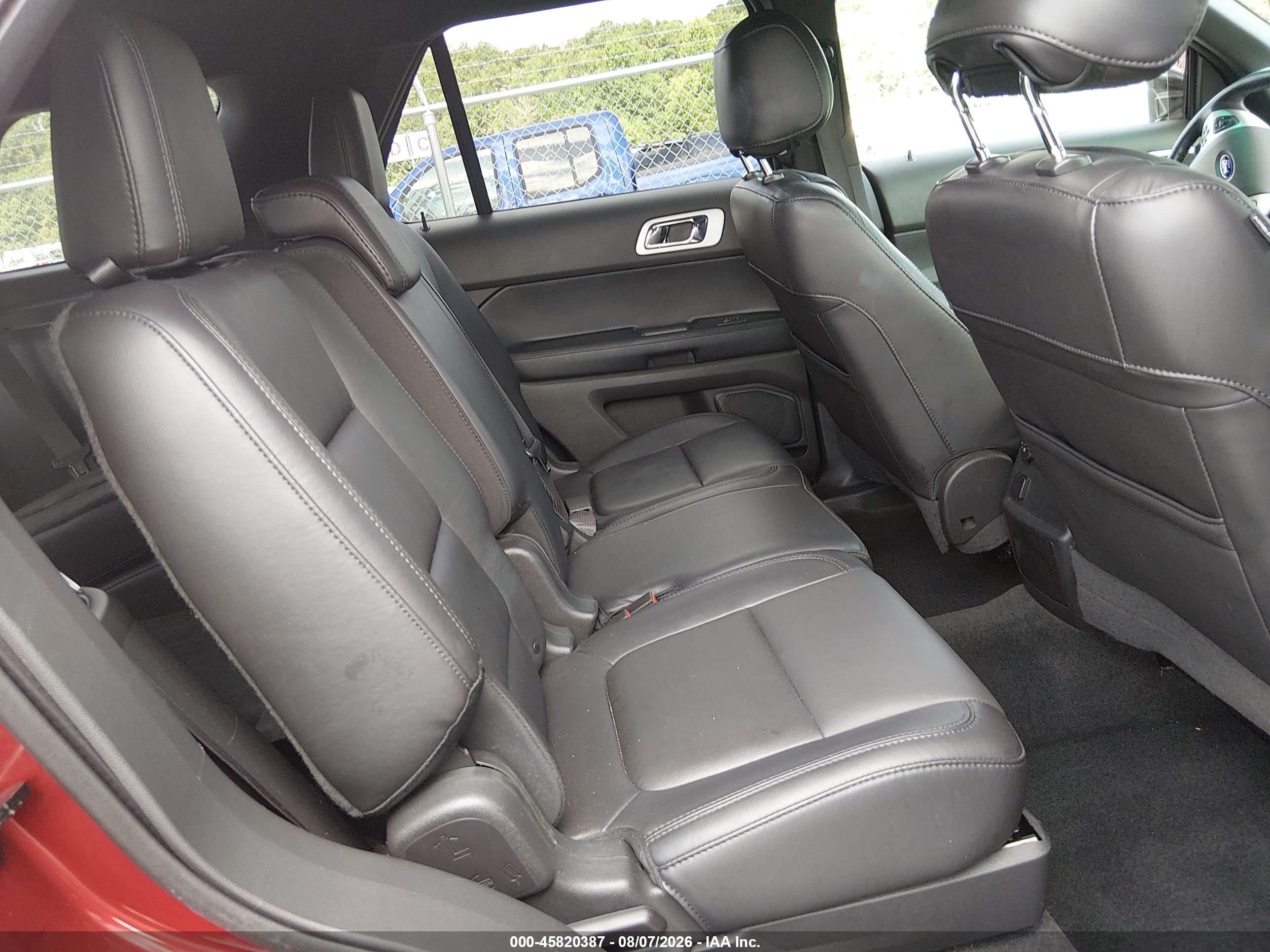 2015 Ford Explorer Xlt Red vin: 1FM5K7D84FGB00154