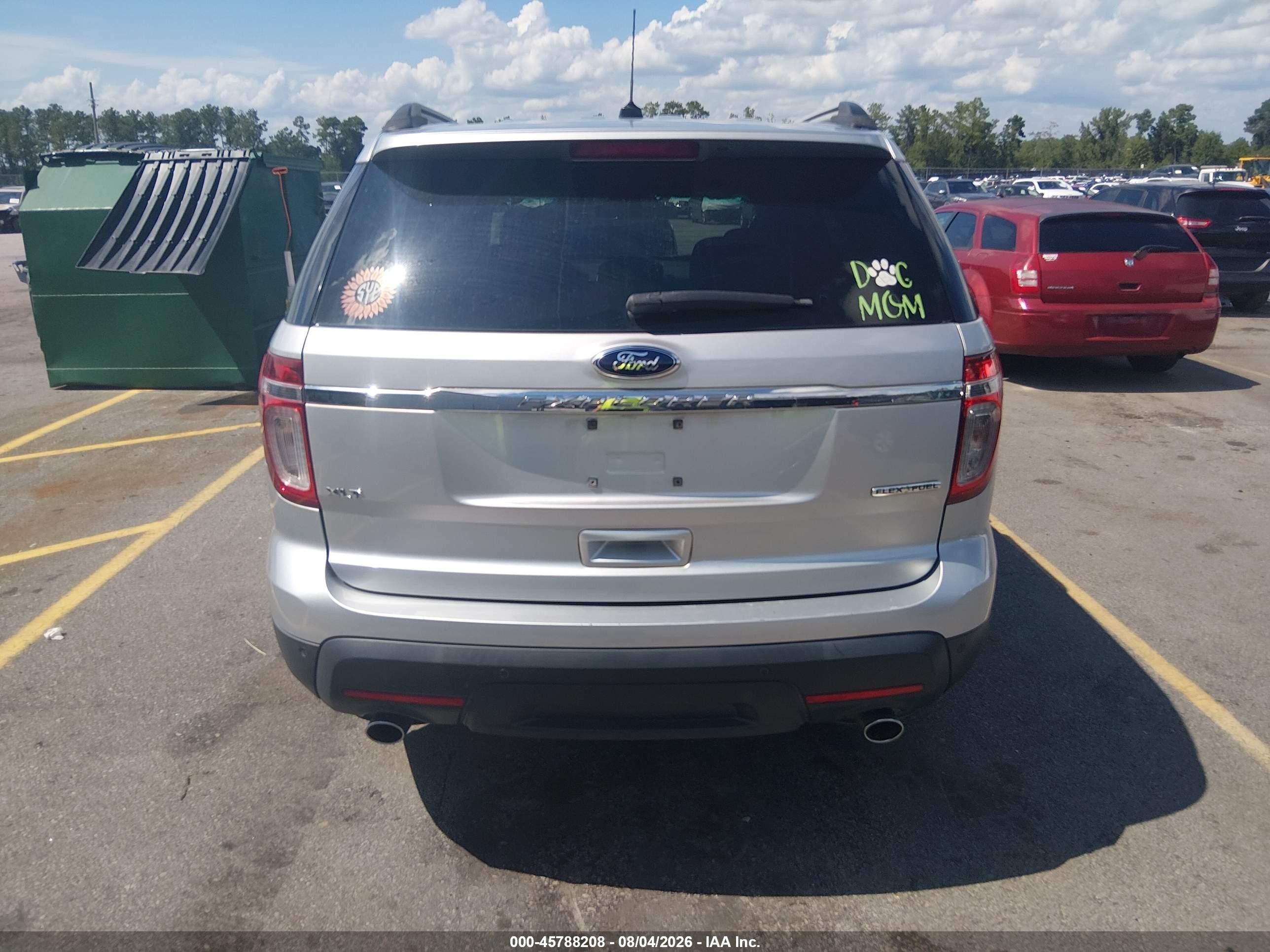 2015 Ford Explorer Xlt Серый vin: 1FM5K7D84FGB07511