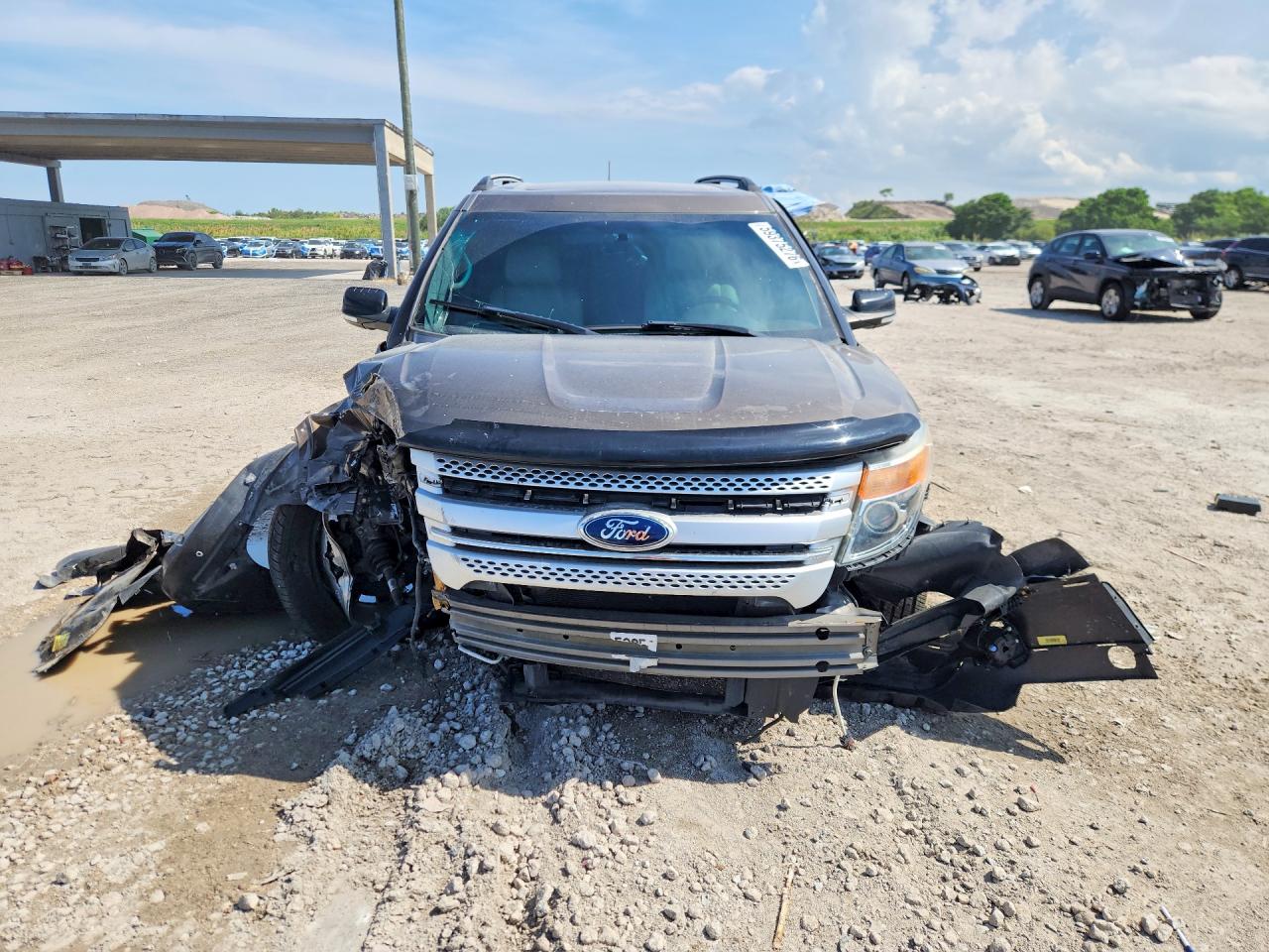 2015 Ford Explorer Xlt Коричневый vin: 1FM5K7D84FGB78997