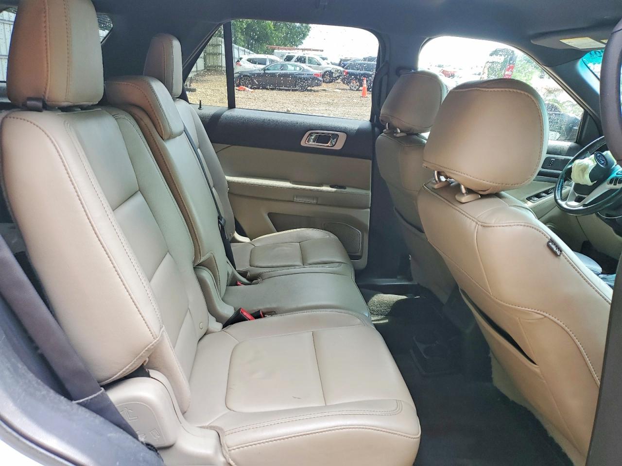 2015 Ford Explorer Xlt White vin: 1FM5K7D84FGC02599
