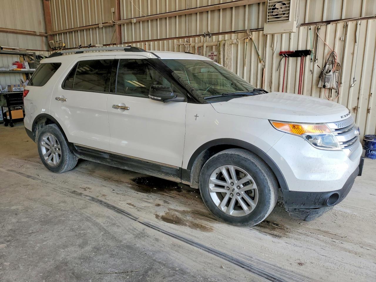 2015 Ford Explorer Xlt White vin: 1FM5K7D84FGC15367