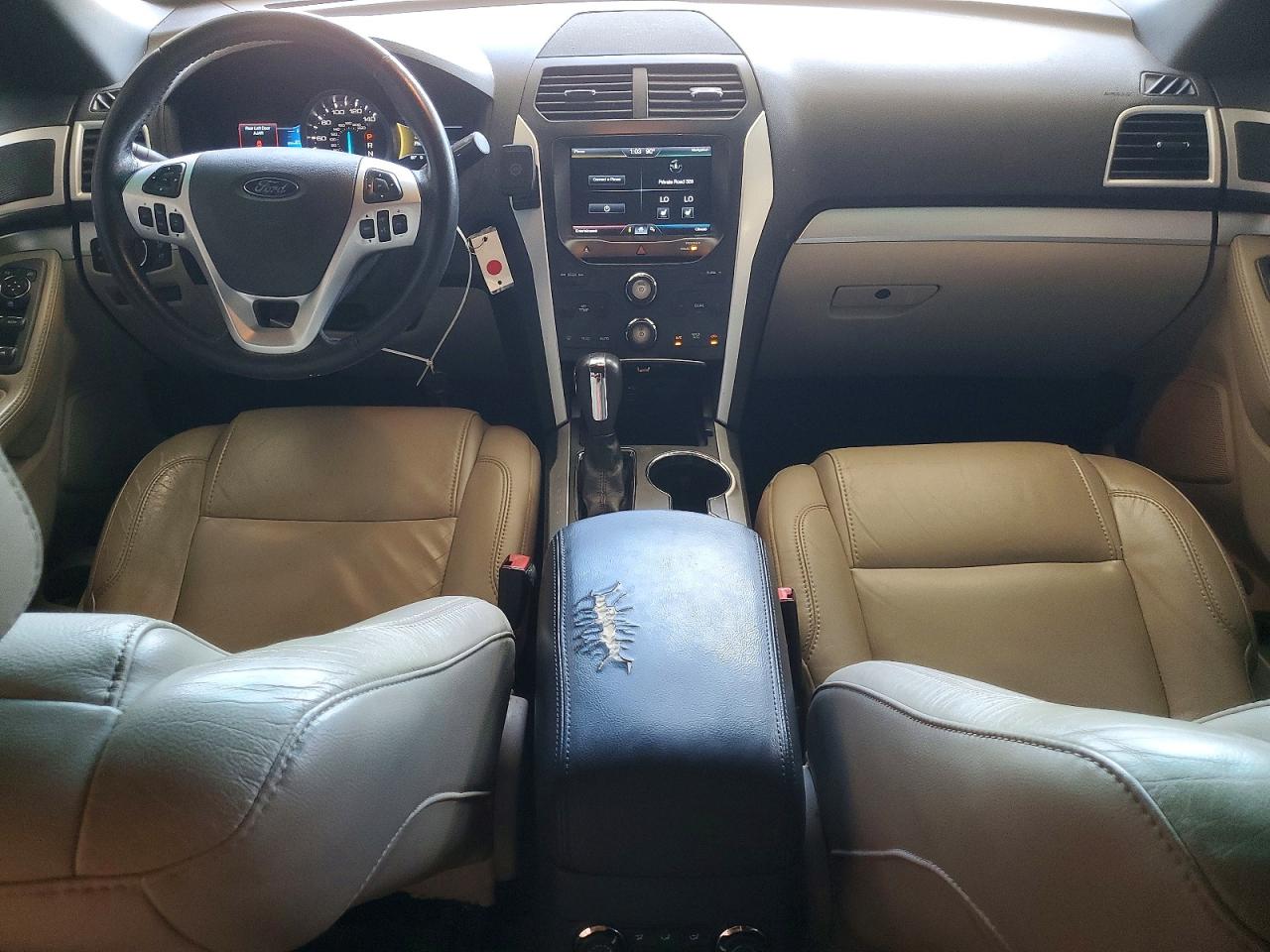 2015 Ford Explorer Xlt White vin: 1FM5K7D84FGC15367