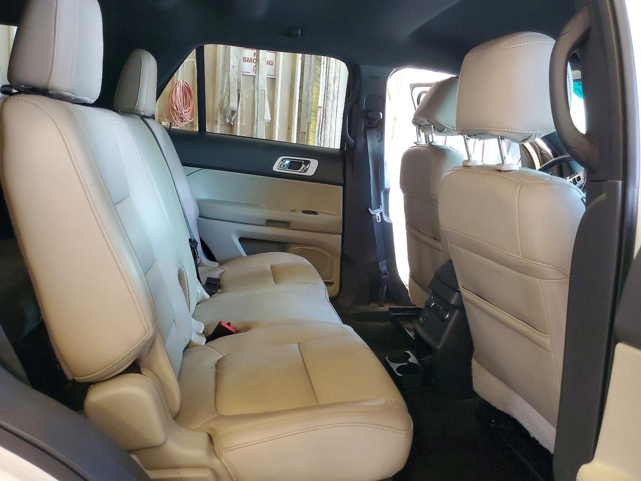 2015 Ford Explorer Xlt White vin: 1FM5K7D84FGC15367