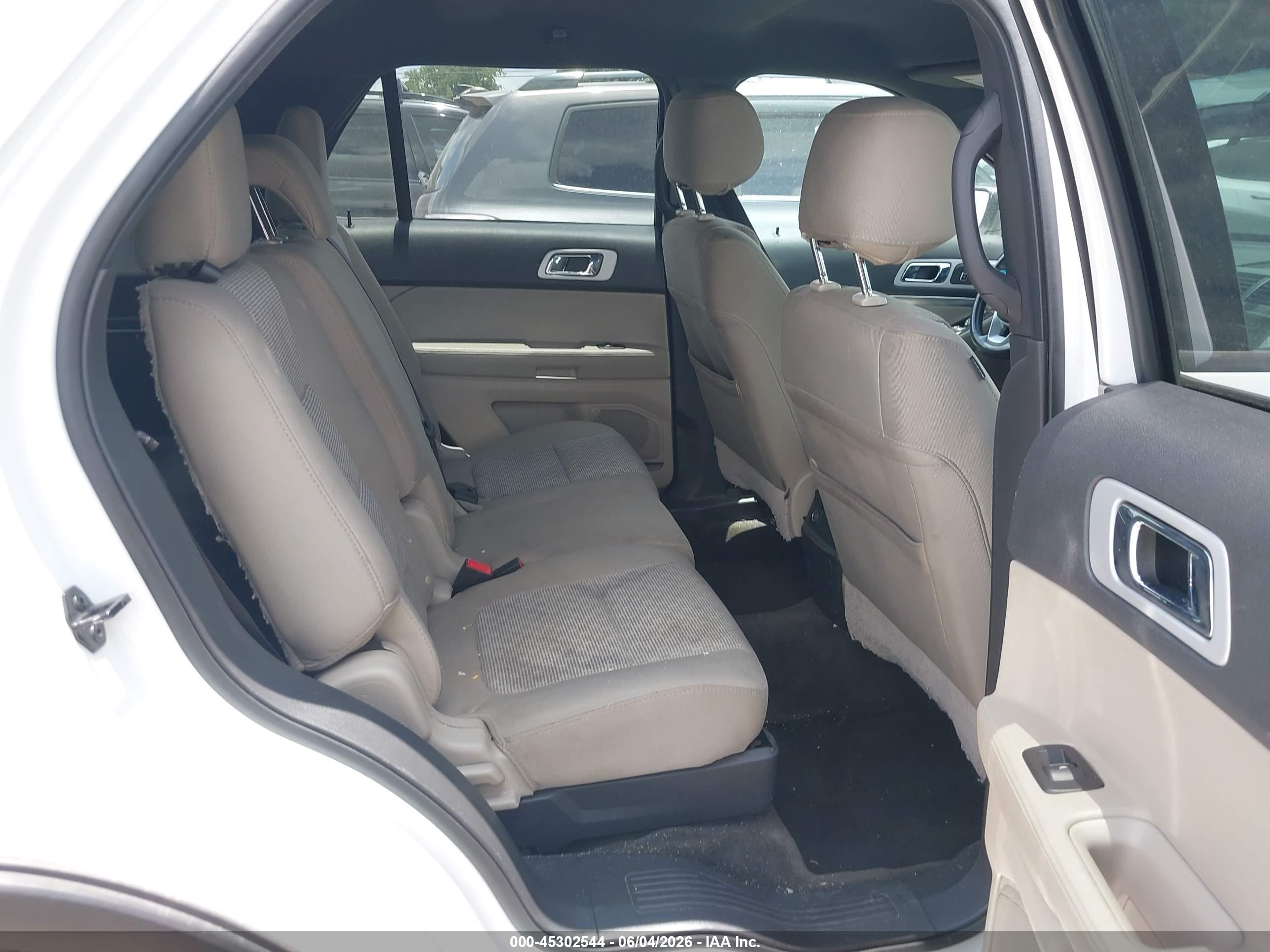 2015 Ford Explorer Xlt White vin: 1FM5K7D84FGC28071