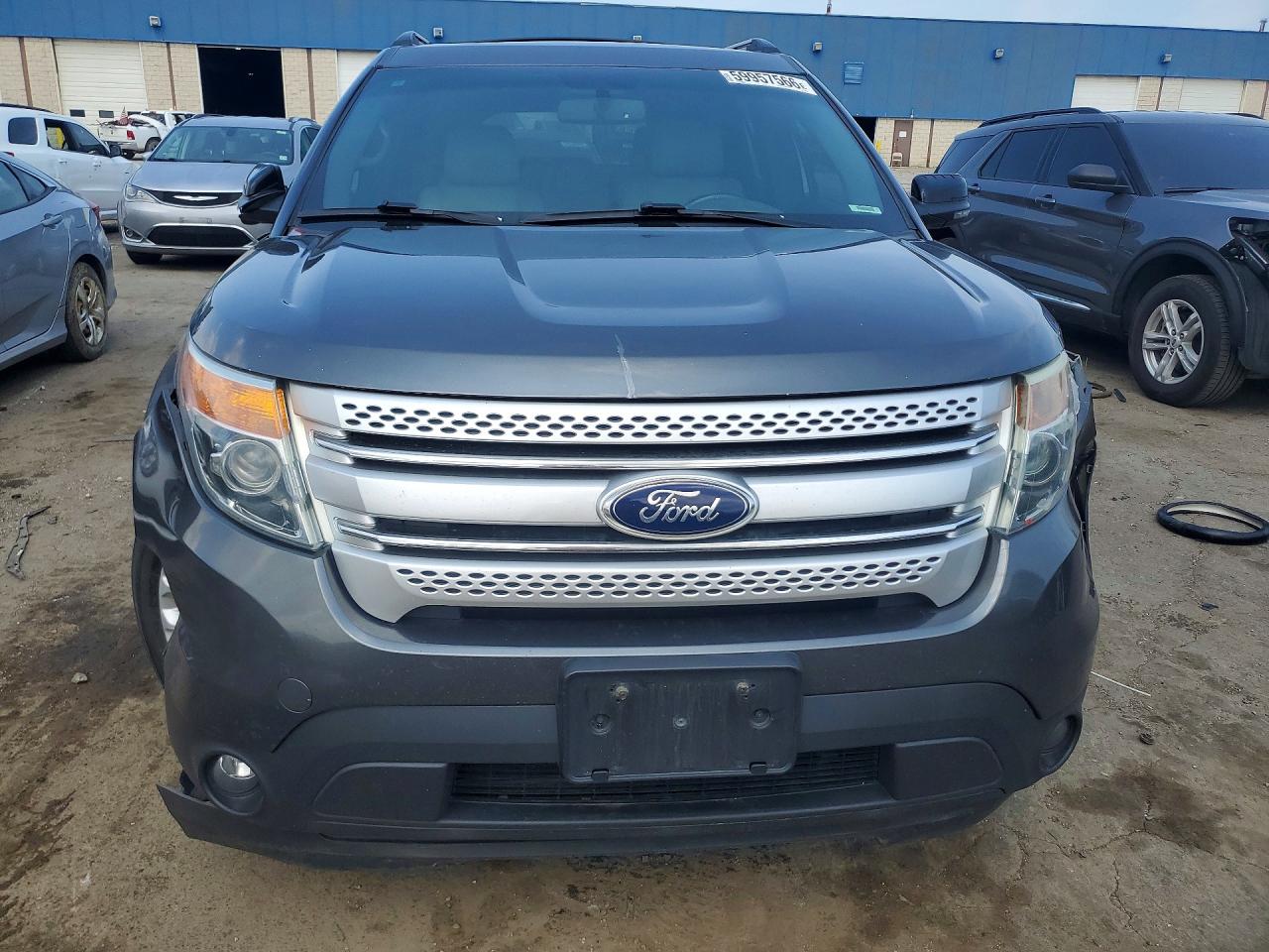 2015 Ford Explorer Xlt Gray vin: 1FM5K7D84FGC60230