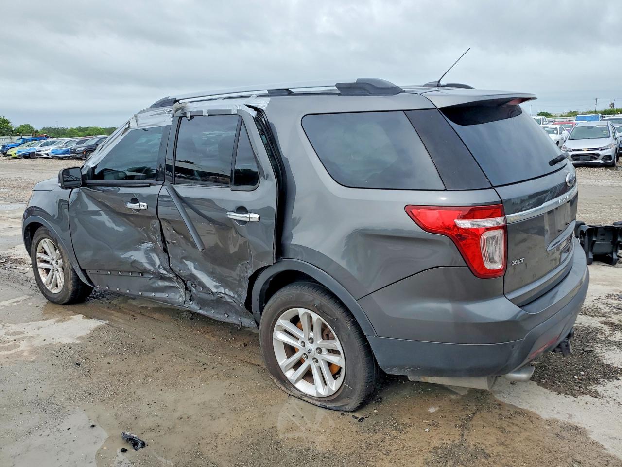 2015 Ford Explorer Xlt Серый vin: 1FM5K7D84FGC62544