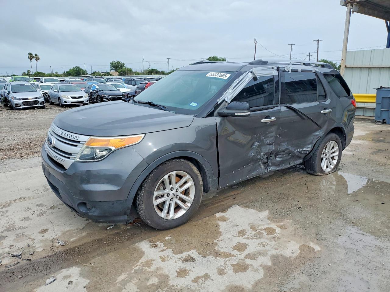 2015 Ford Explorer Xlt Серый vin: 1FM5K7D84FGC62544