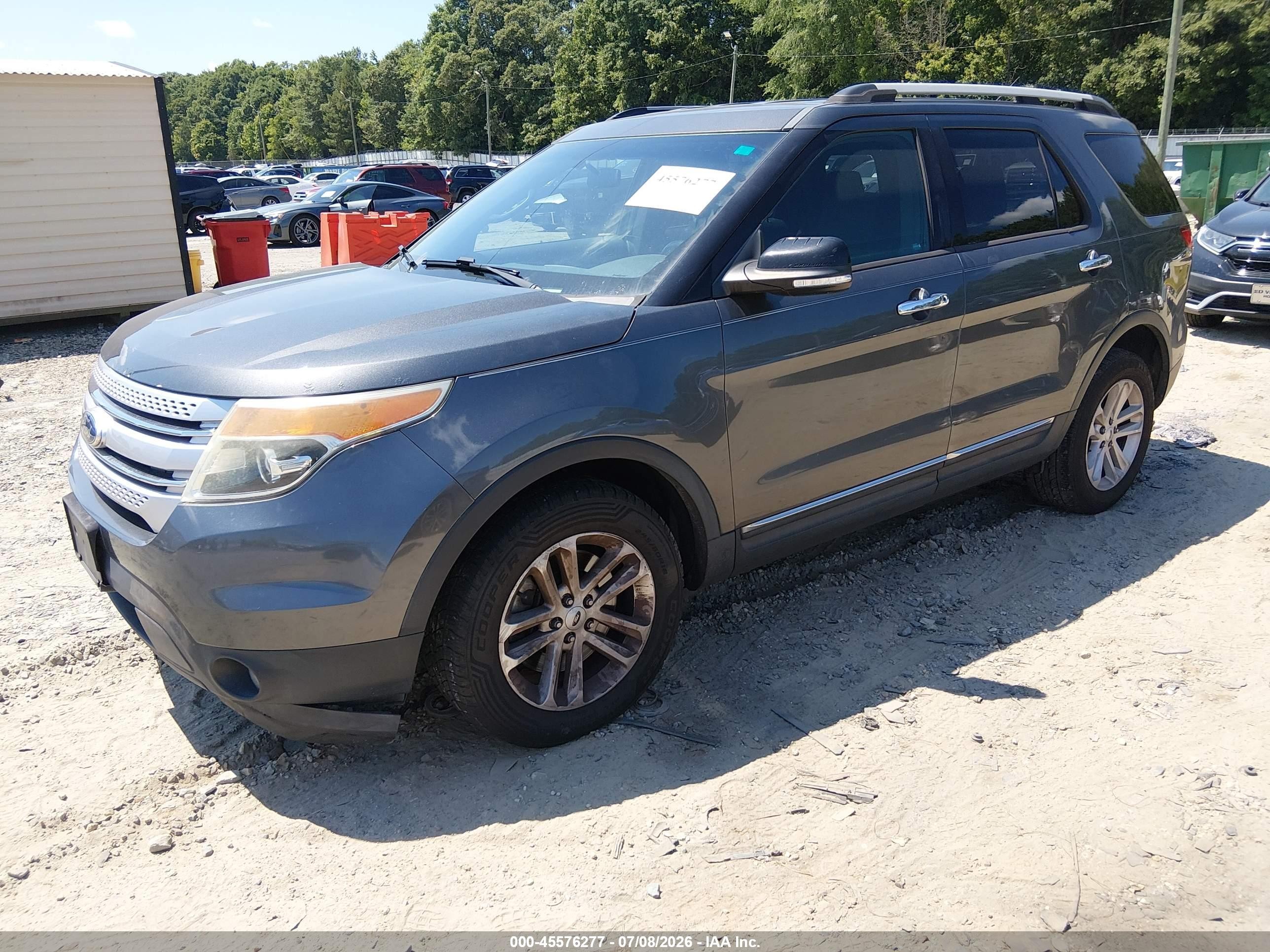 2015 Ford Explorer Xlt Gray vin: 1FM5K7D84FGC69106