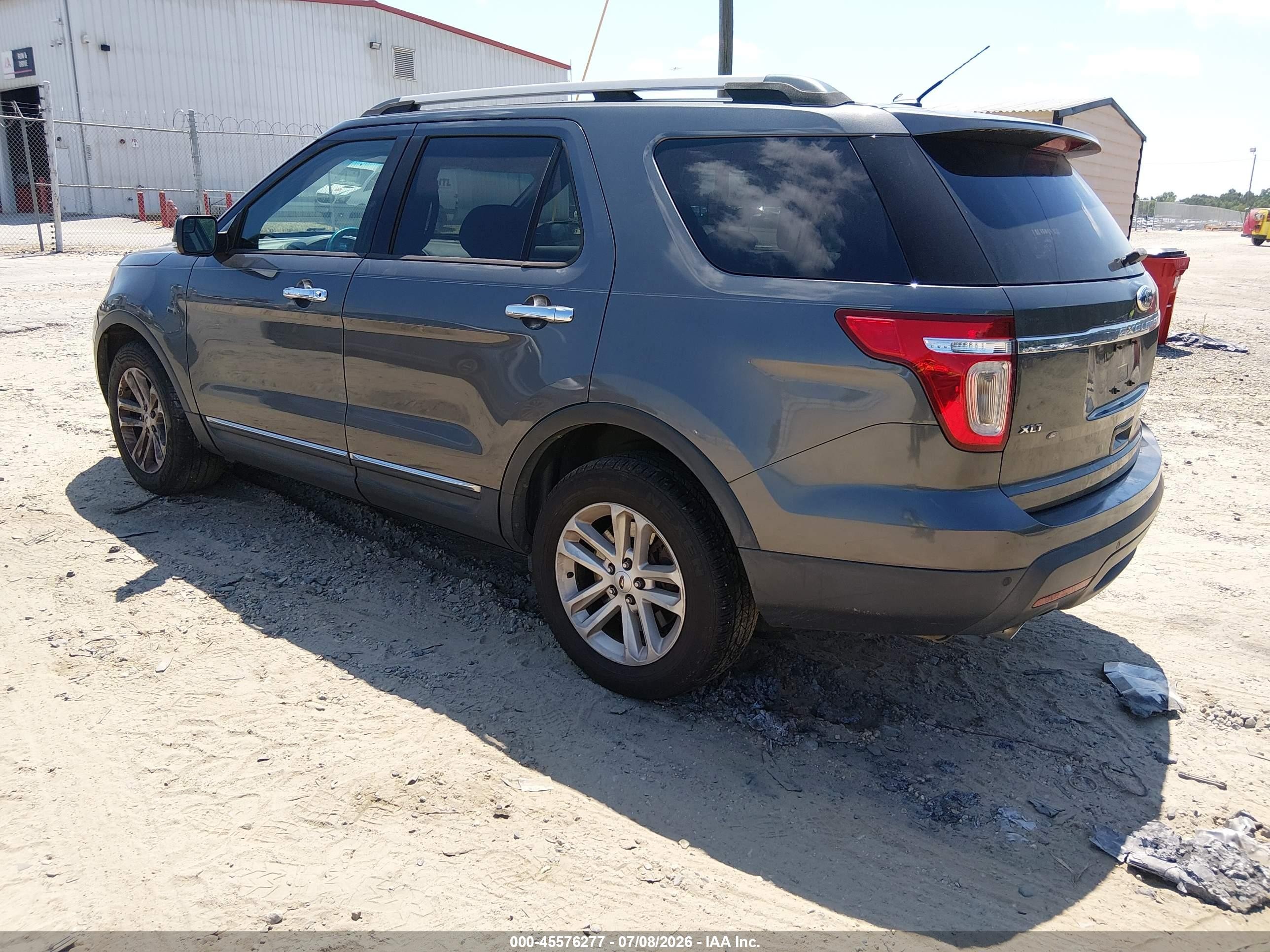 2015 Ford Explorer Xlt Gray vin: 1FM5K7D84FGC69106