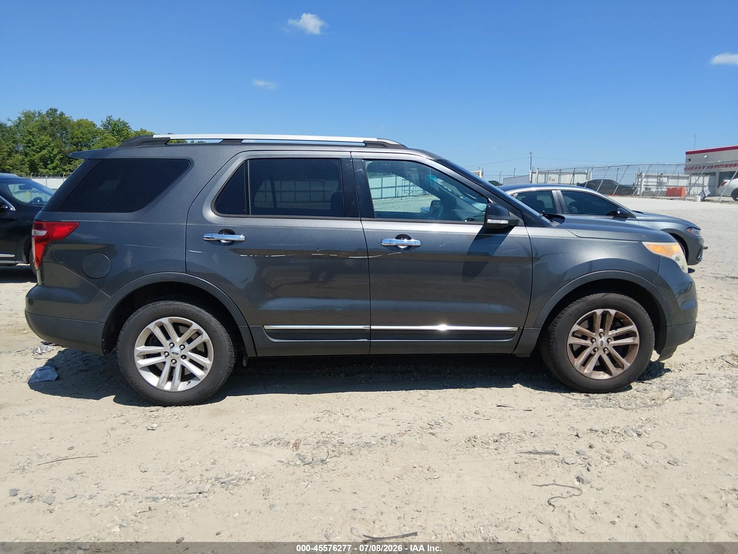 2015 Ford Explorer Xlt Gray vin: 1FM5K7D84FGC69106