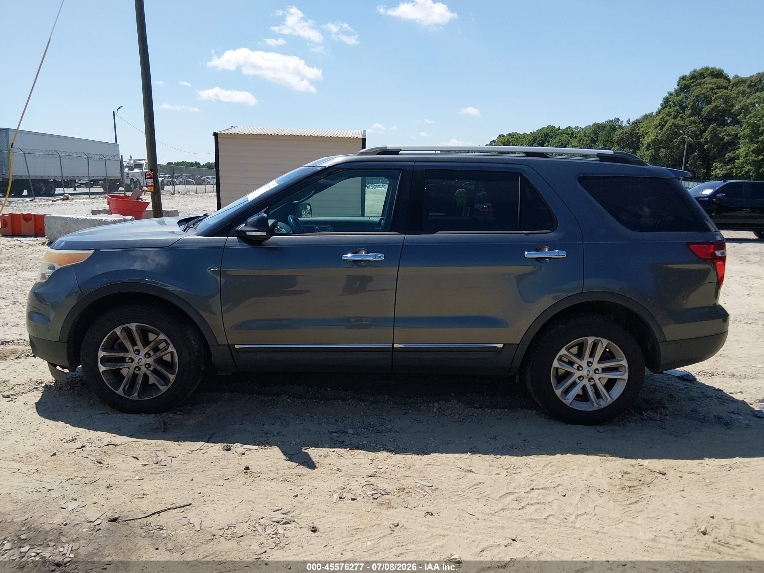 2015 Ford Explorer Xlt Gray vin: 1FM5K7D84FGC69106