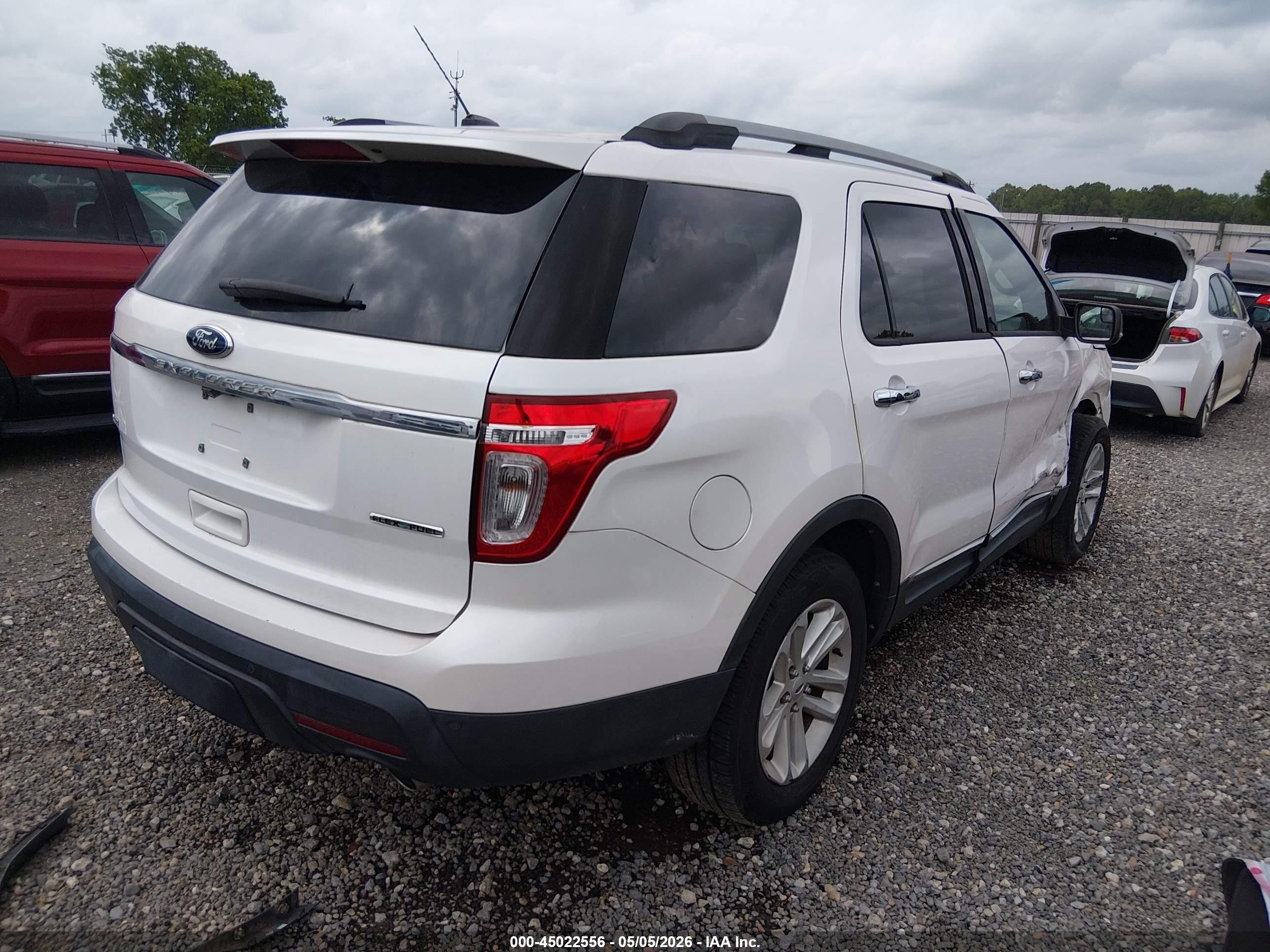 2013 Ford Explorer Xlt Белый vin: 1FM5K7D85DGA16521