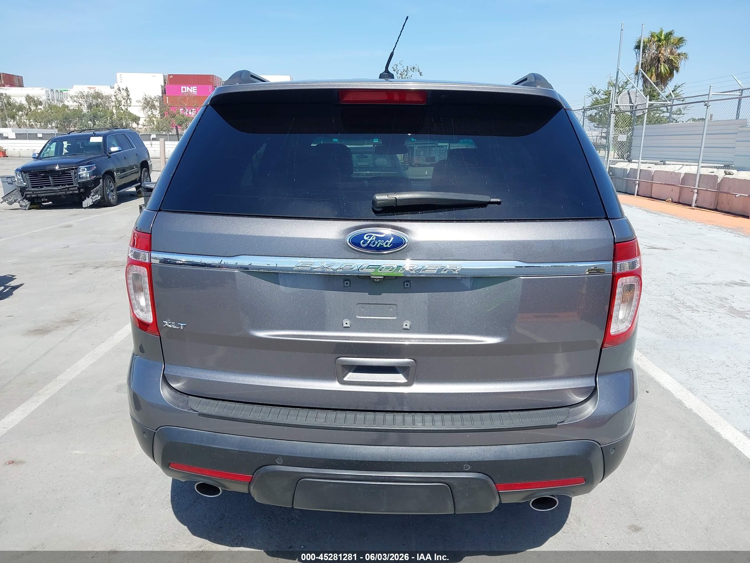 2013 Ford Explorer Xlt Gray vin: 1FM5K7D85DGA59045
