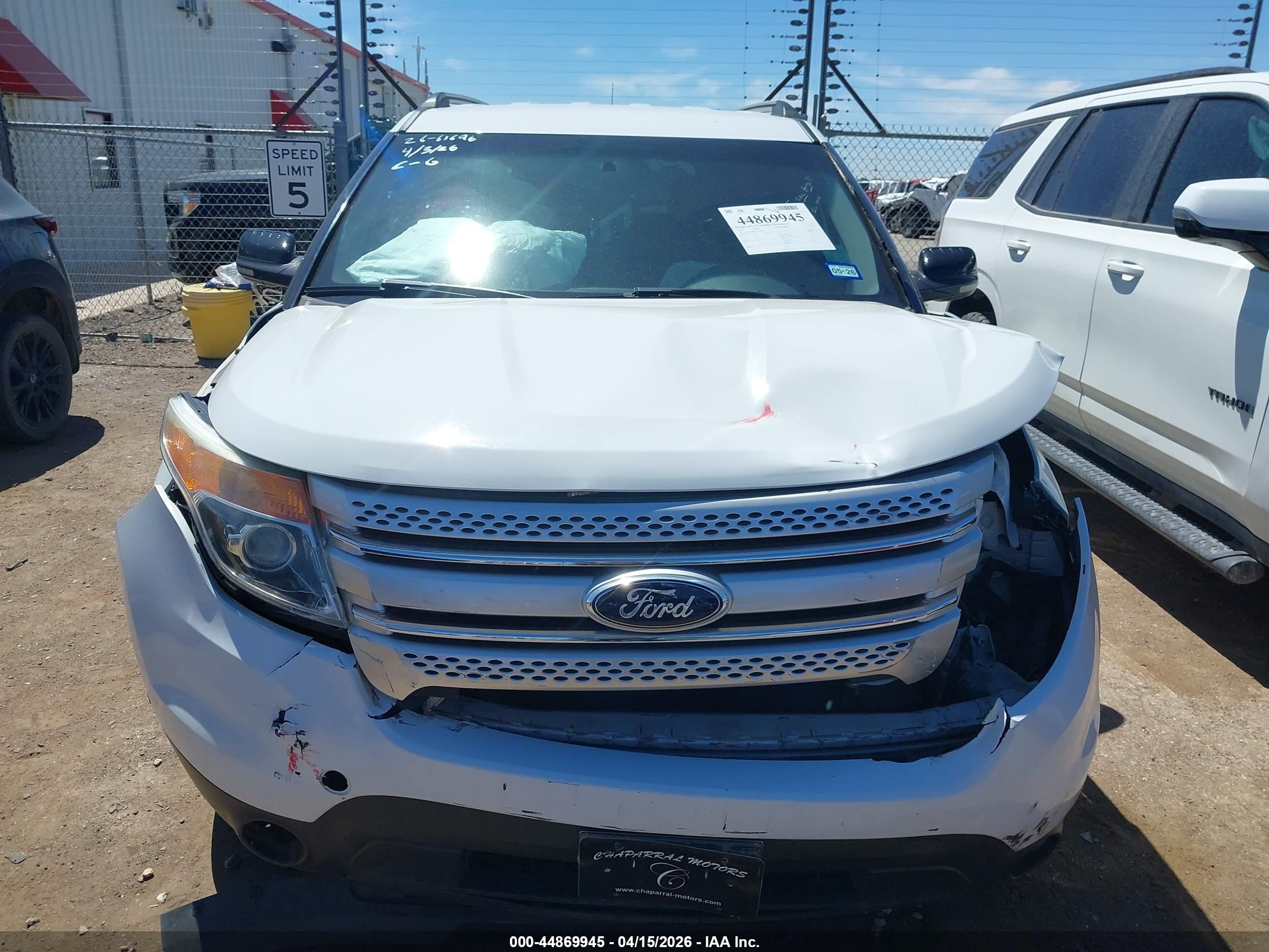 2013 Ford Explorer Xlt White vin: 1FM5K7D85DGA92689