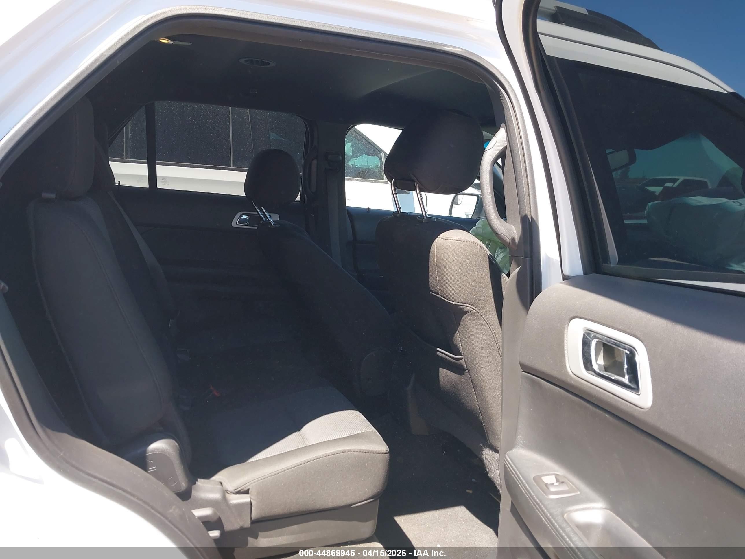 2013 Ford Explorer Xlt White vin: 1FM5K7D85DGA92689