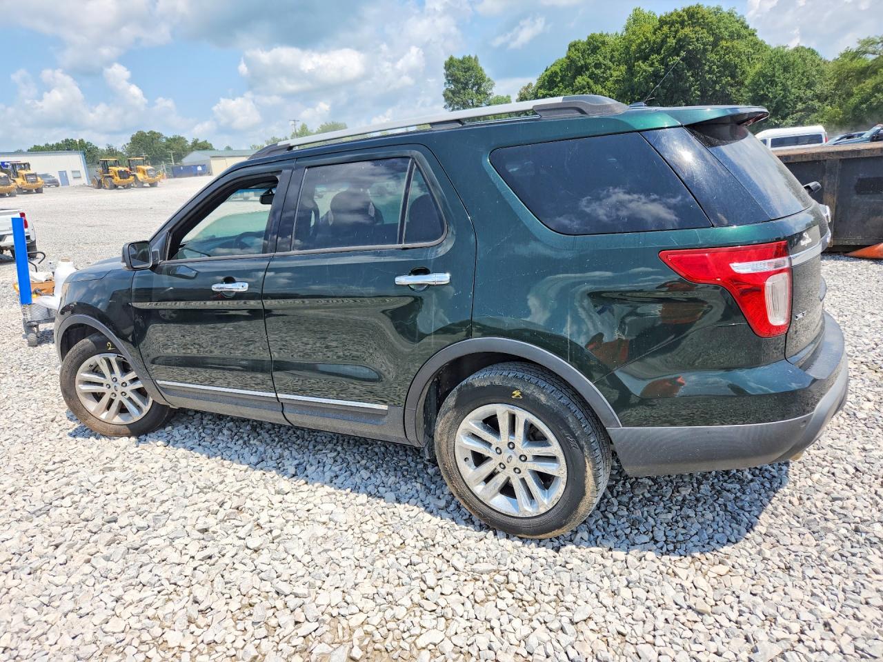 2013 Ford Explorer Xlt Green vin: 1FM5K7D85DGB50798