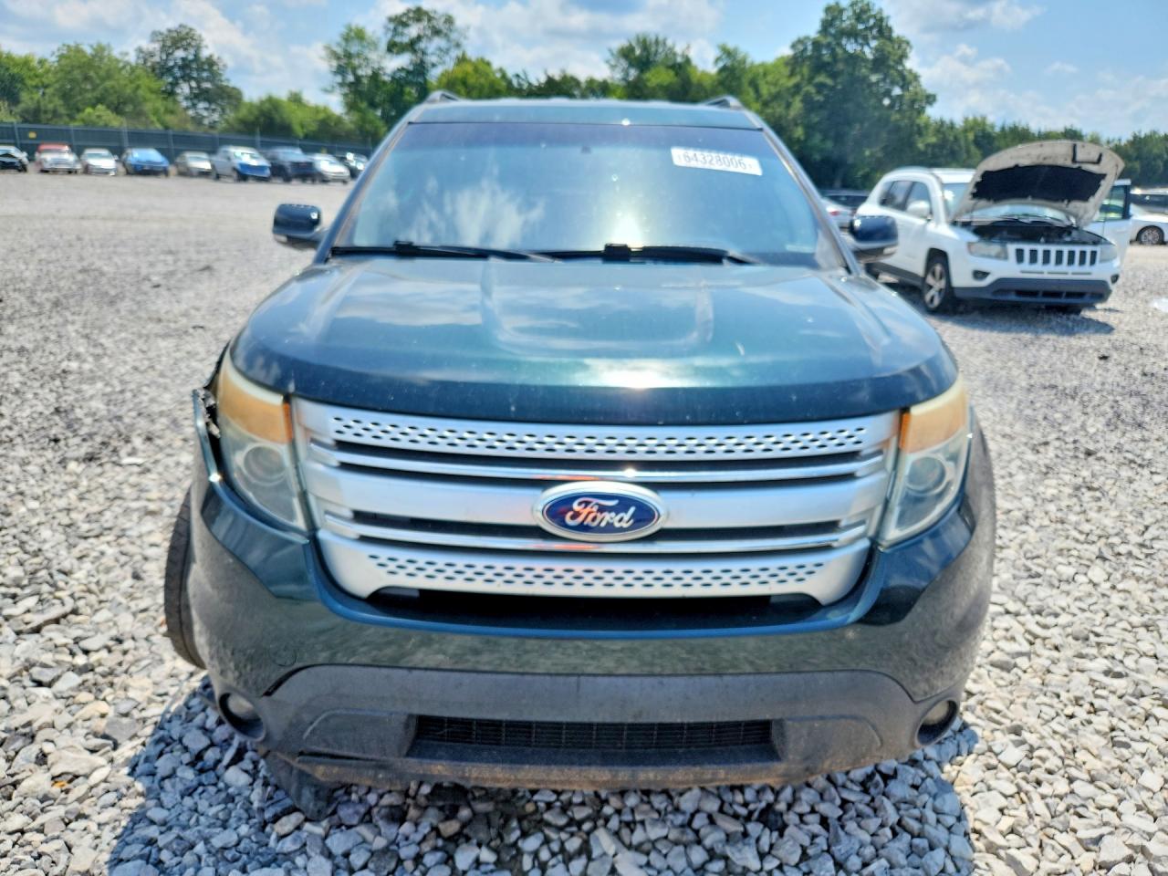 2013 Ford Explorer Xlt Green vin: 1FM5K7D85DGB50798