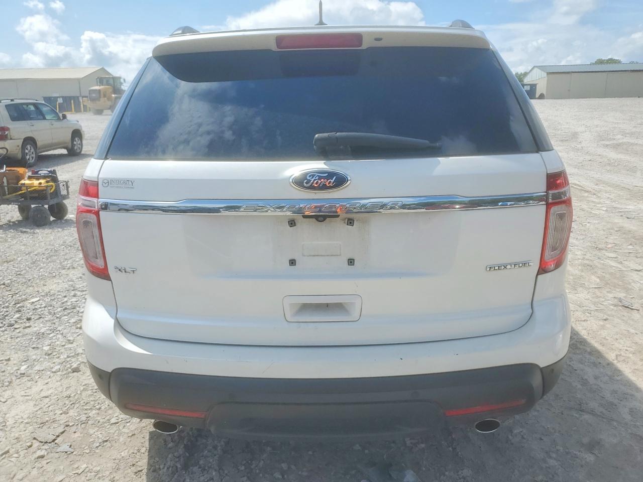 2013 Ford Explorer Xlt White vin: 1FM5K7D85DGB75491