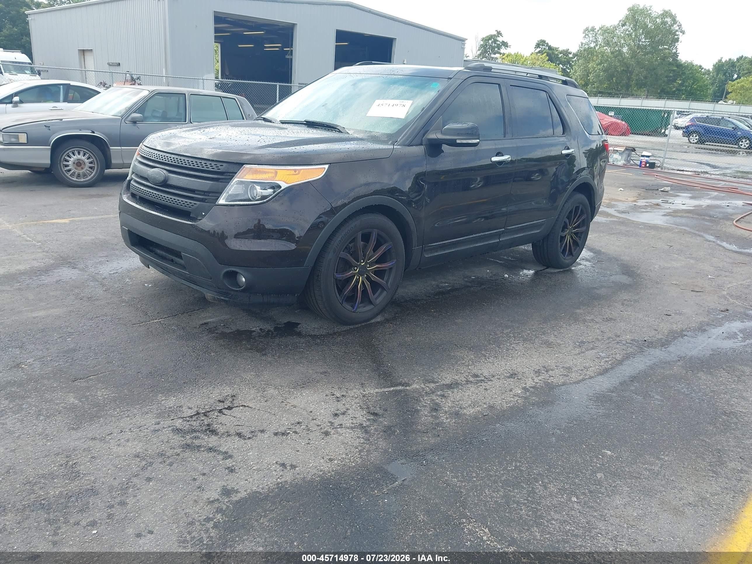 2013 Ford Explorer Xlt Dark Brown vin: 1FM5K7D85DGB98463