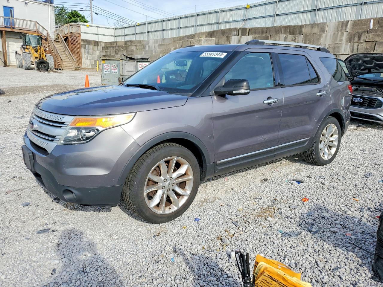 2013 Ford Explorer Xlt Gray vin: 1FM5K7D85DGC28867