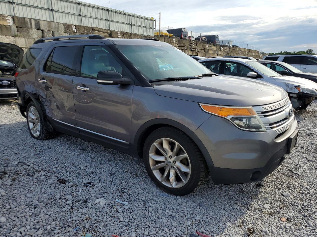 2013 Ford Explorer Xlt Gray vin: 1FM5K7D85DGC28867