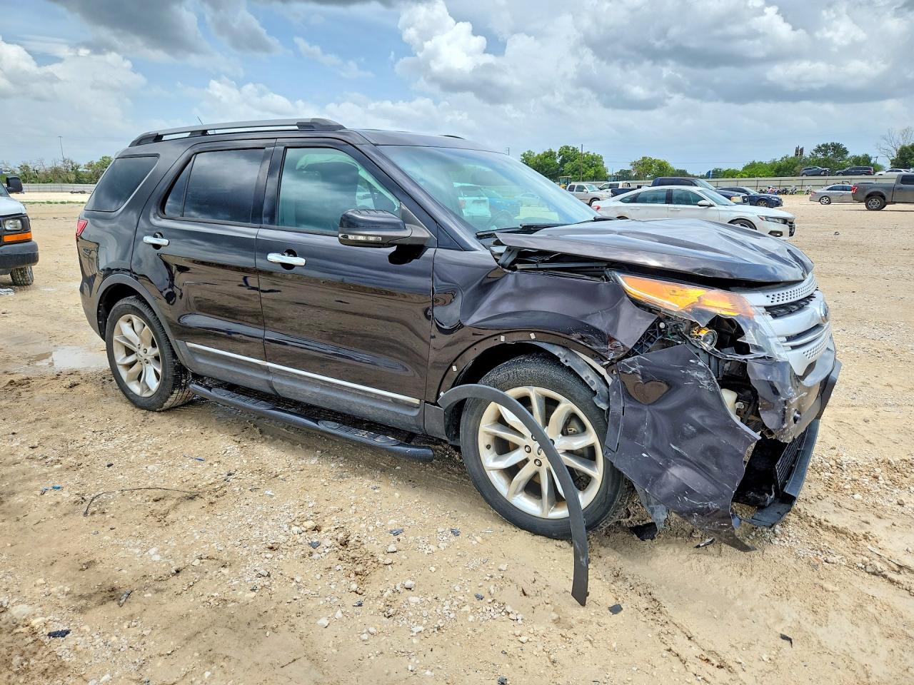 2013 Ford Explorer Xlt Черный vin: 1FM5K7D85DGC48858