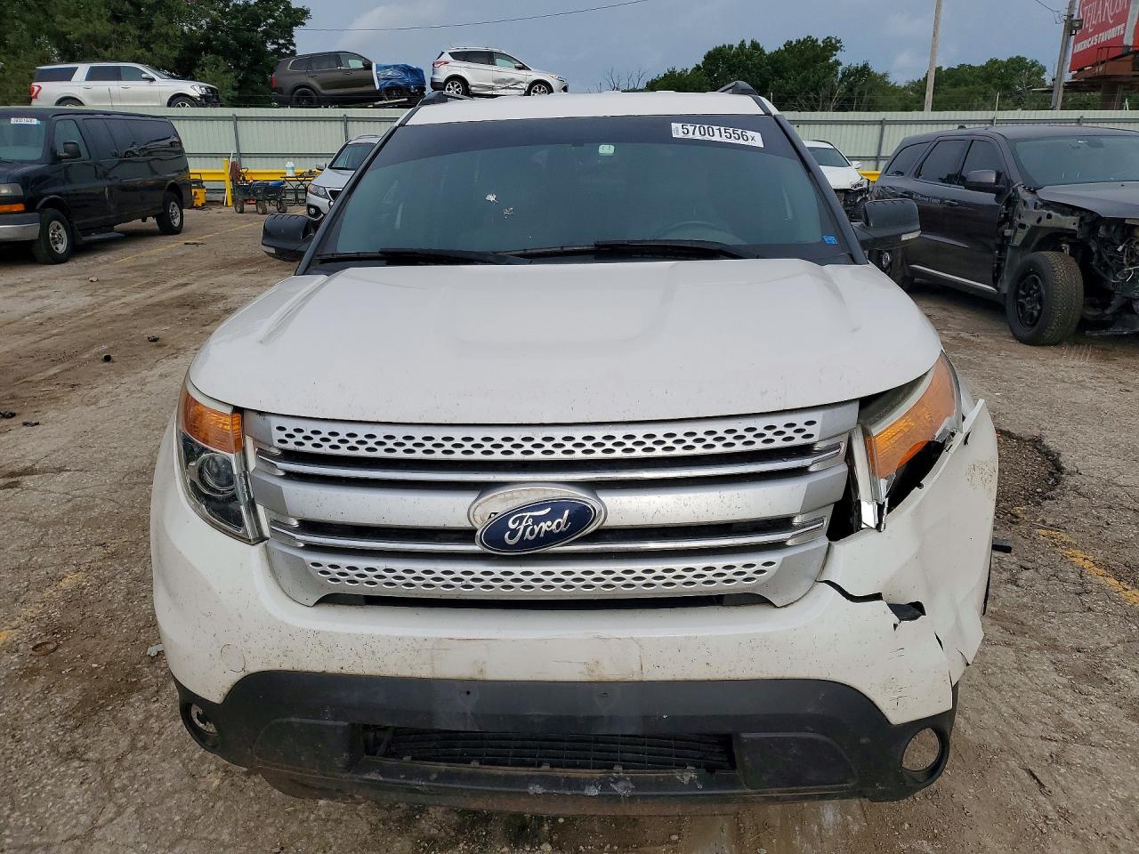 2014 Ford Explorer Xlt White vin: 1FM5K7D85EGA13085