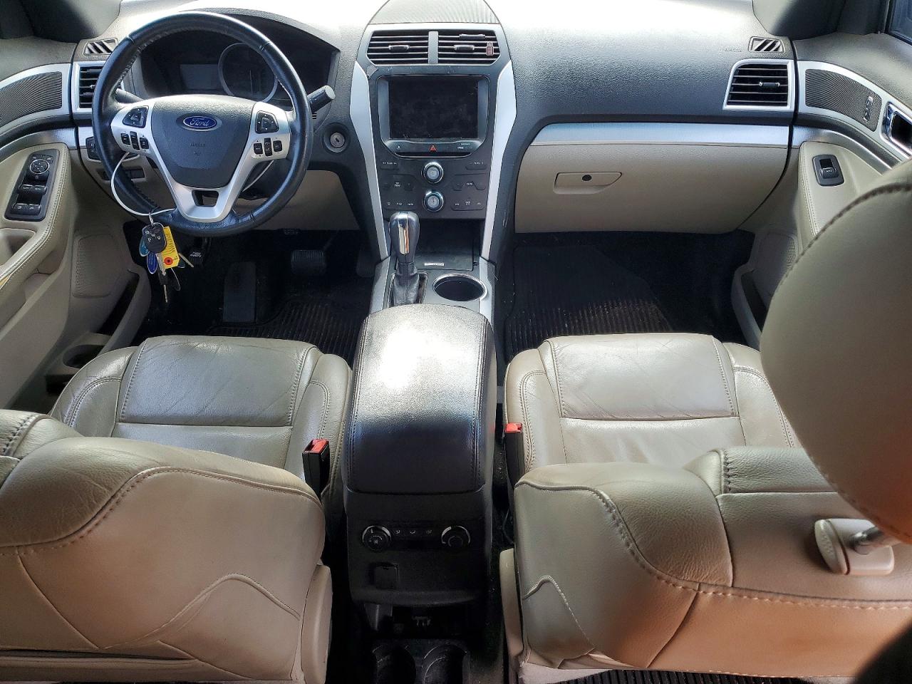 2014 Ford Explorer Xlt White vin: 1FM5K7D85EGA13085