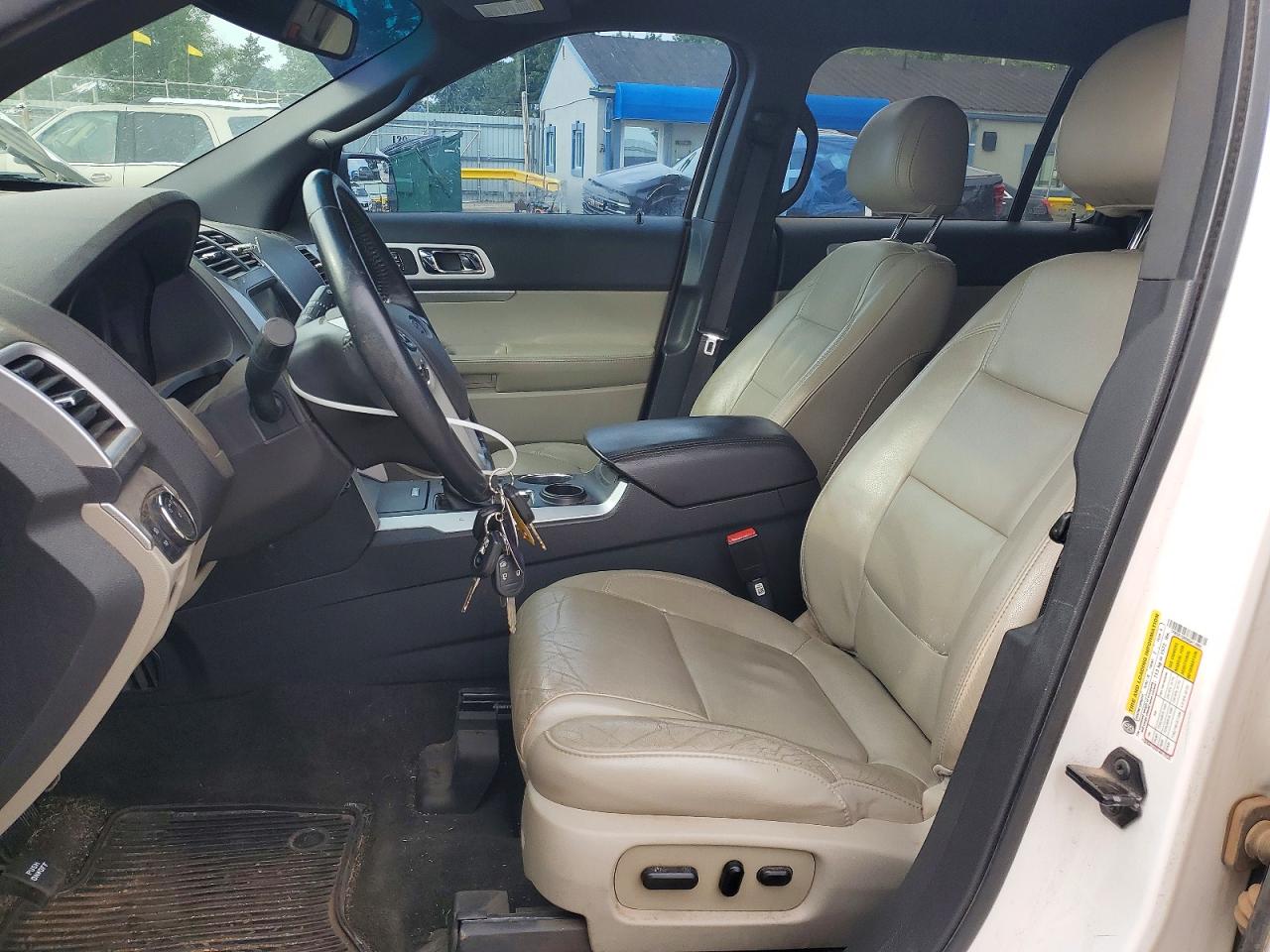 2014 Ford Explorer Xlt White vin: 1FM5K7D85EGA13085
