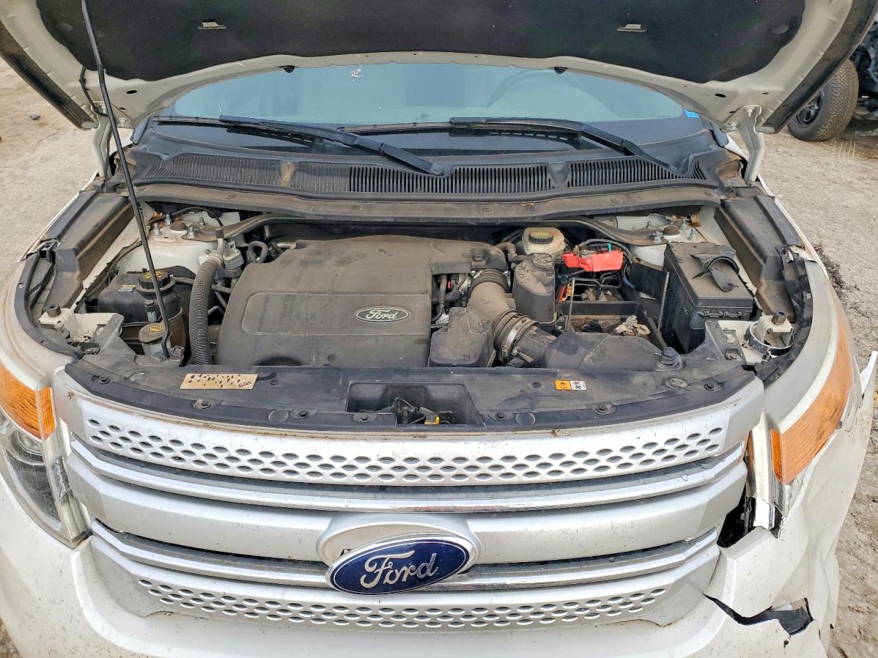2014 Ford Explorer Xlt White vin: 1FM5K7D85EGA13085