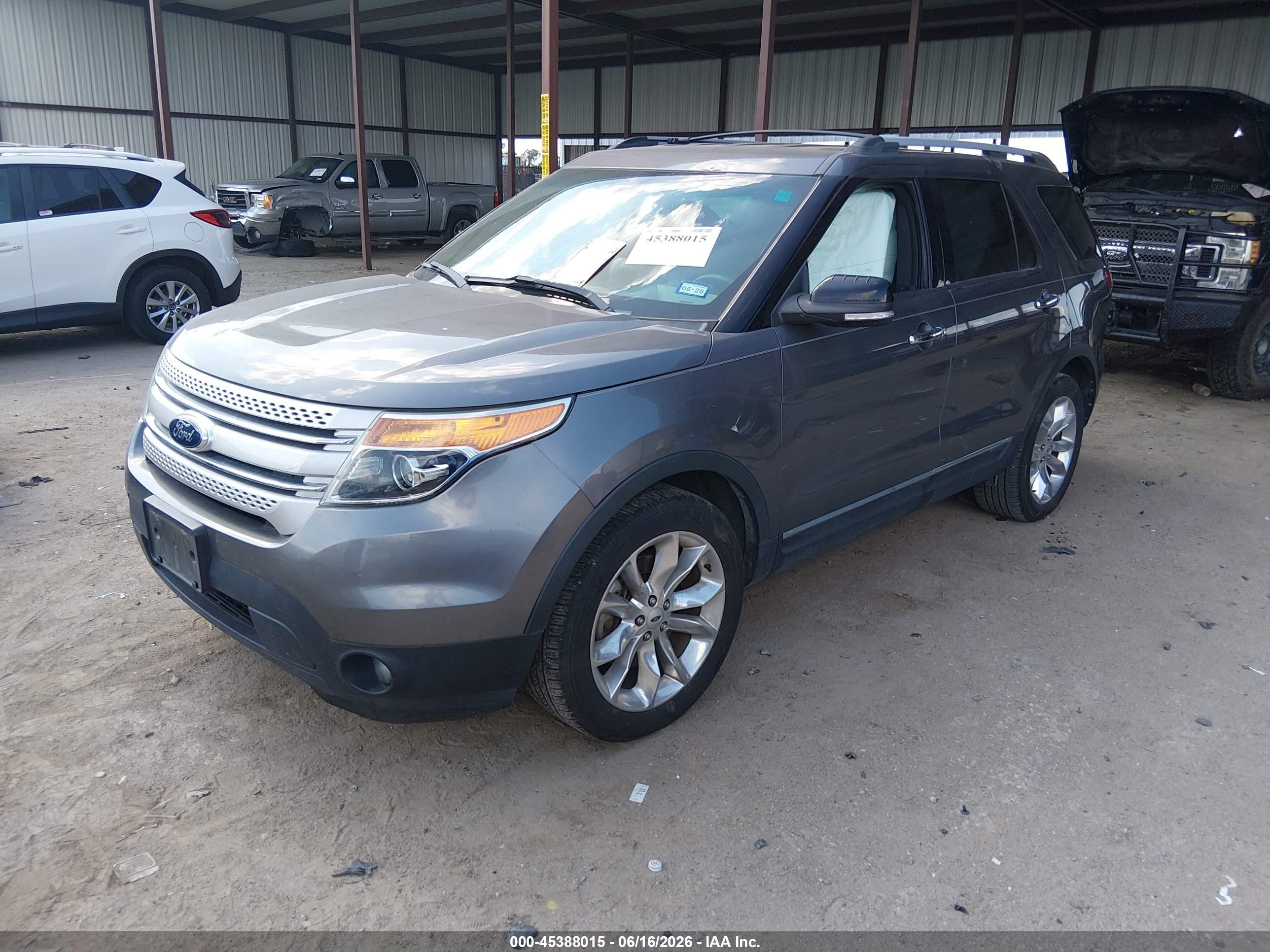 2014 Ford Explorer Xlt Gray vin: 1FM5K7D85EGA22434