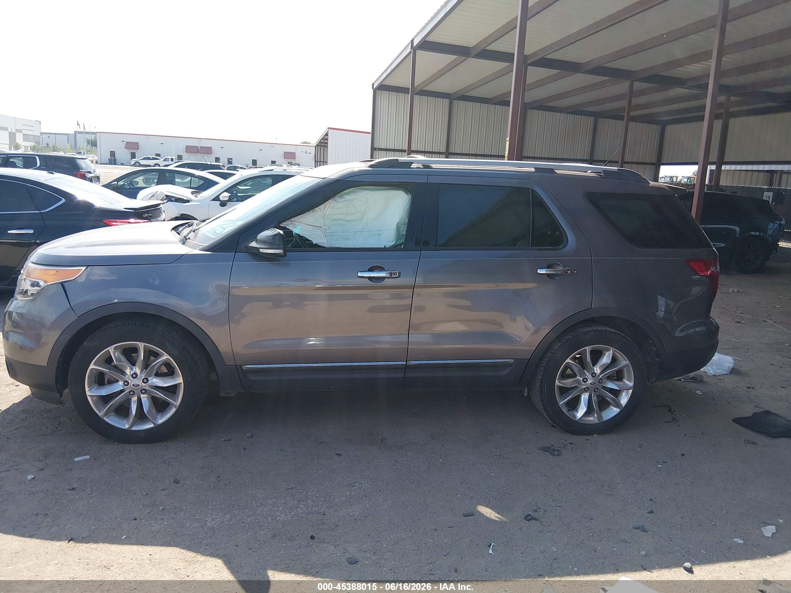 2014 Ford Explorer Xlt Gray vin: 1FM5K7D85EGA22434