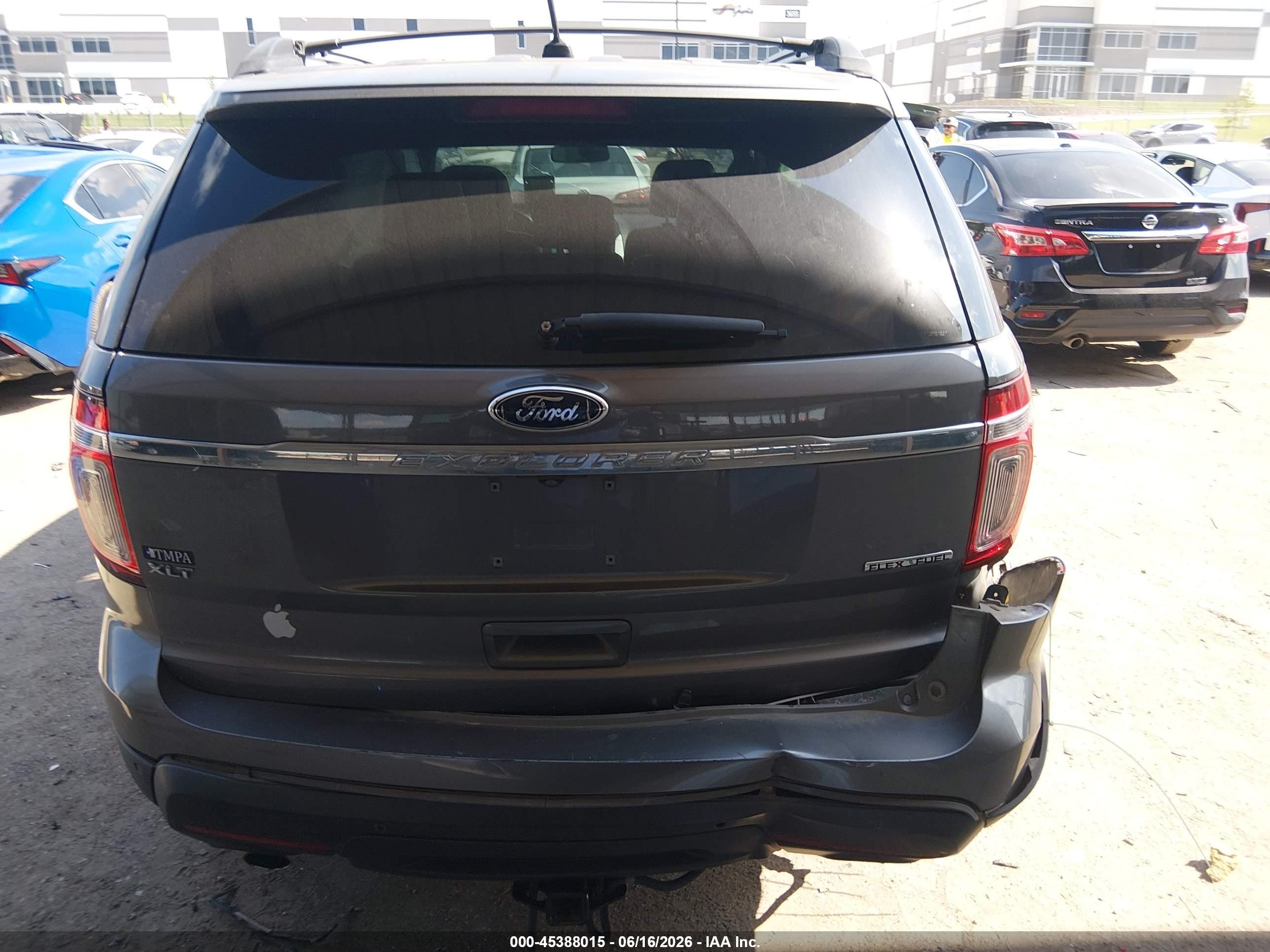 2014 Ford Explorer Xlt Gray vin: 1FM5K7D85EGA22434