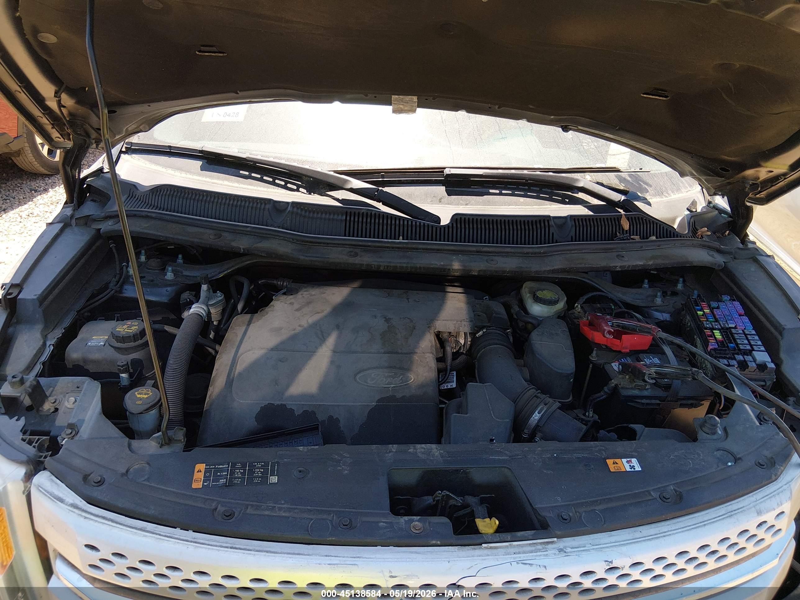 2014 Ford Explorer Xlt Gray vin: 1FM5K7D85EGA47530