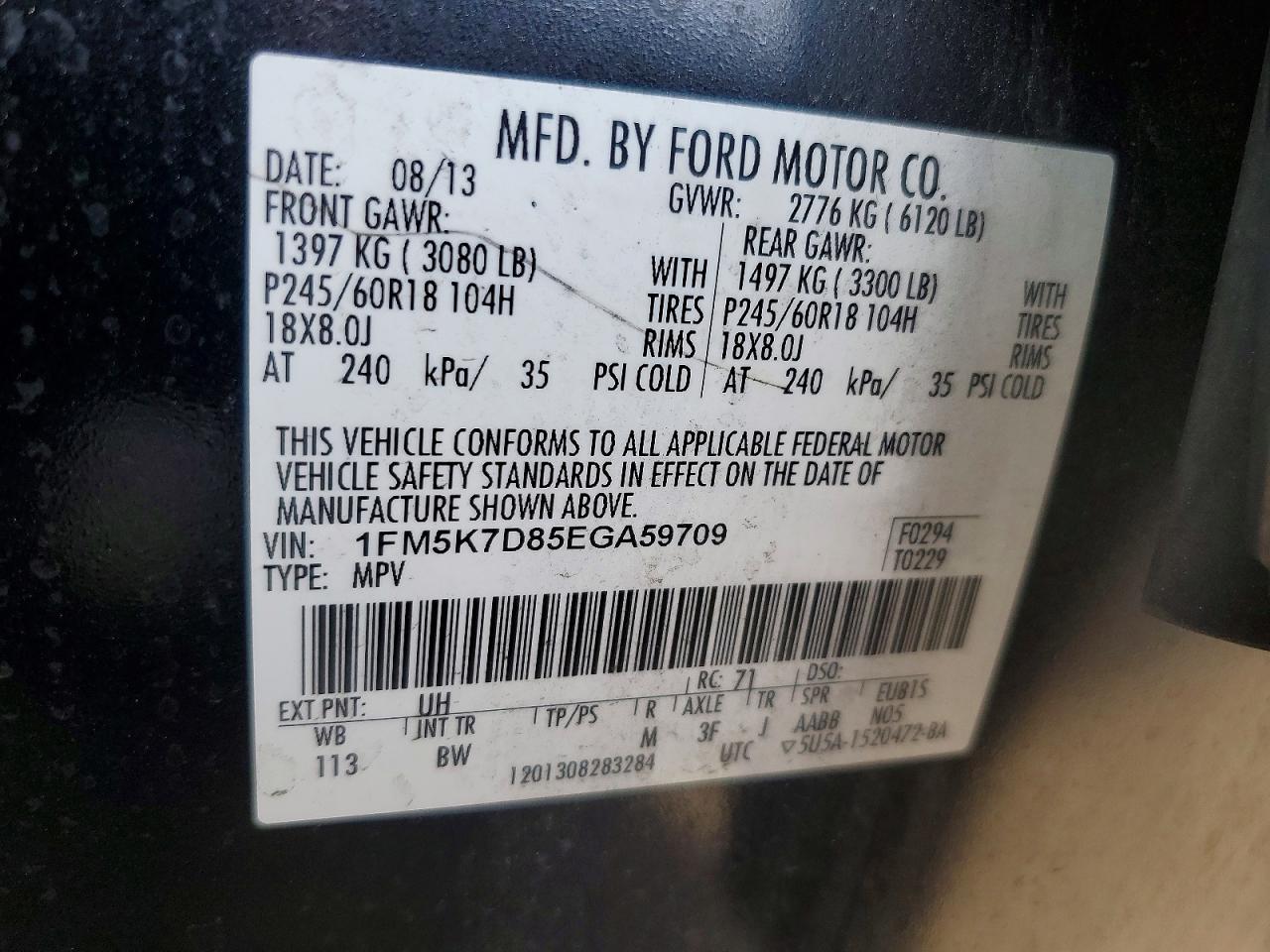 2014 Ford Explorer Xlt Black vin: 1FM5K7D85EGA59709