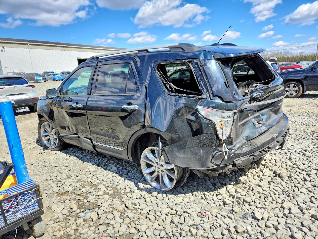 2014 Ford Explorer Xlt Blue vin: 1FM5K7D85EGC32550