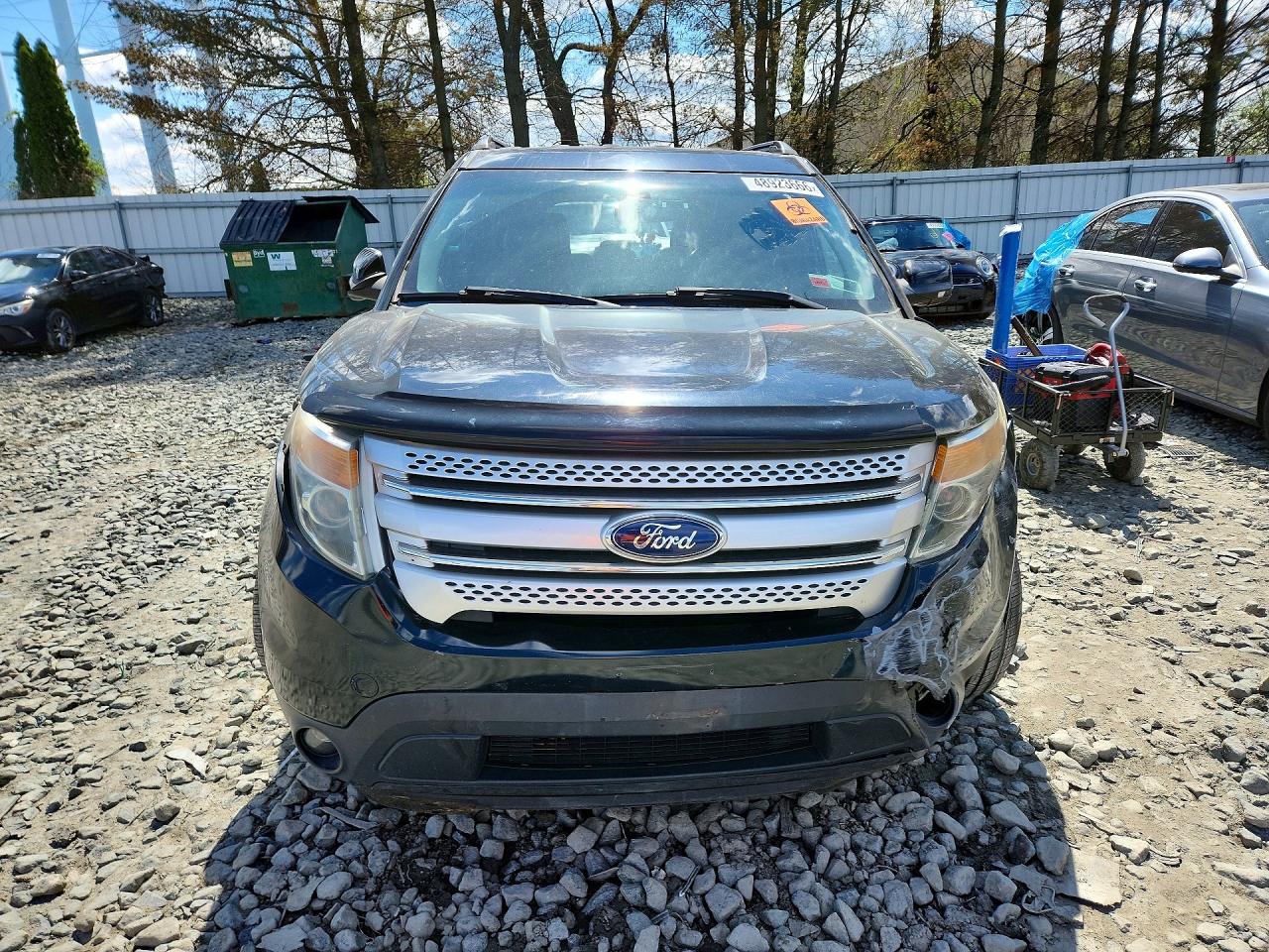 2014 Ford Explorer Xlt Blue vin: 1FM5K7D85EGC32550