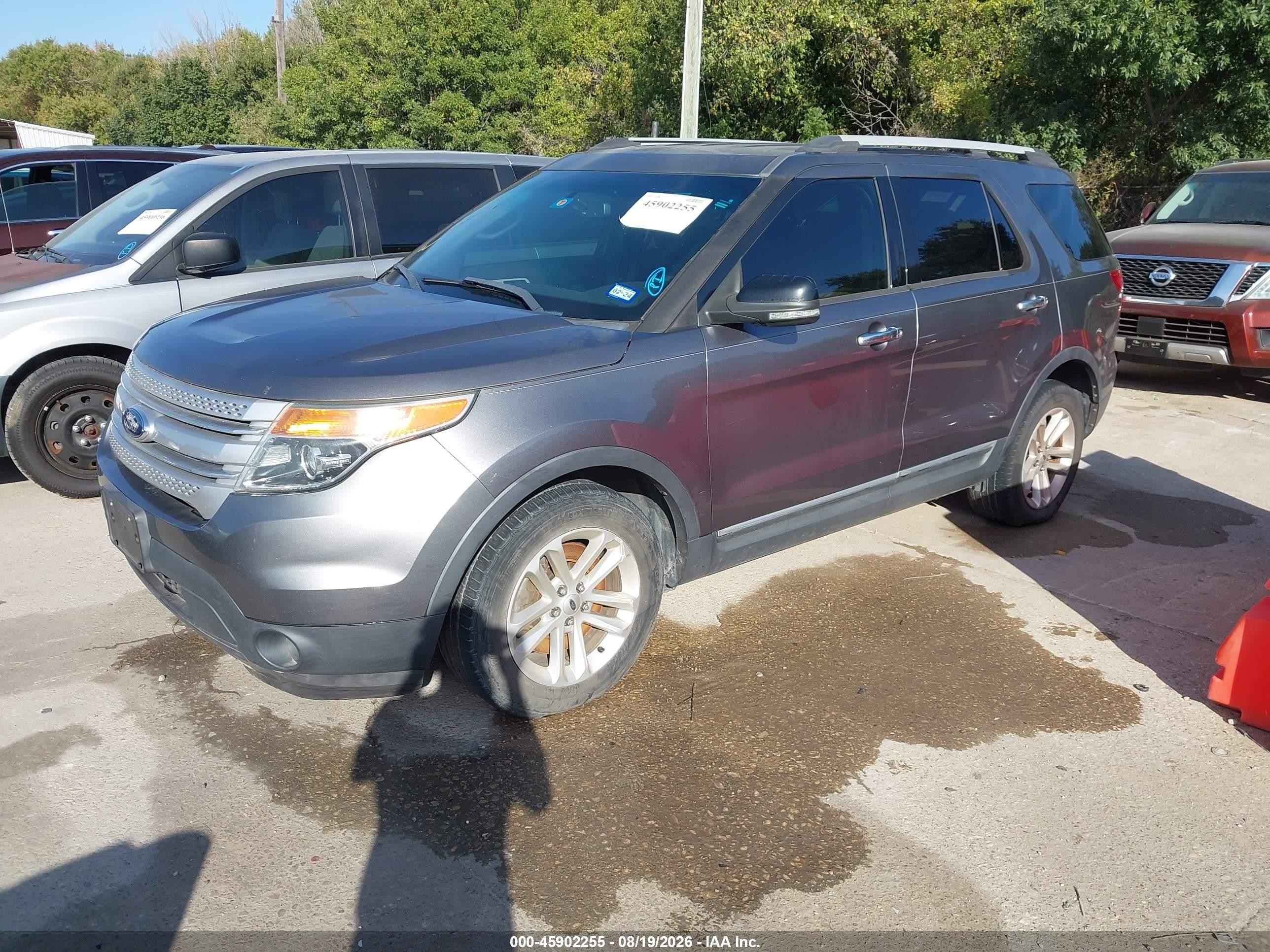 2014 Ford Explorer Xlt Gray vin: 1FM5K7D85EGC34699
